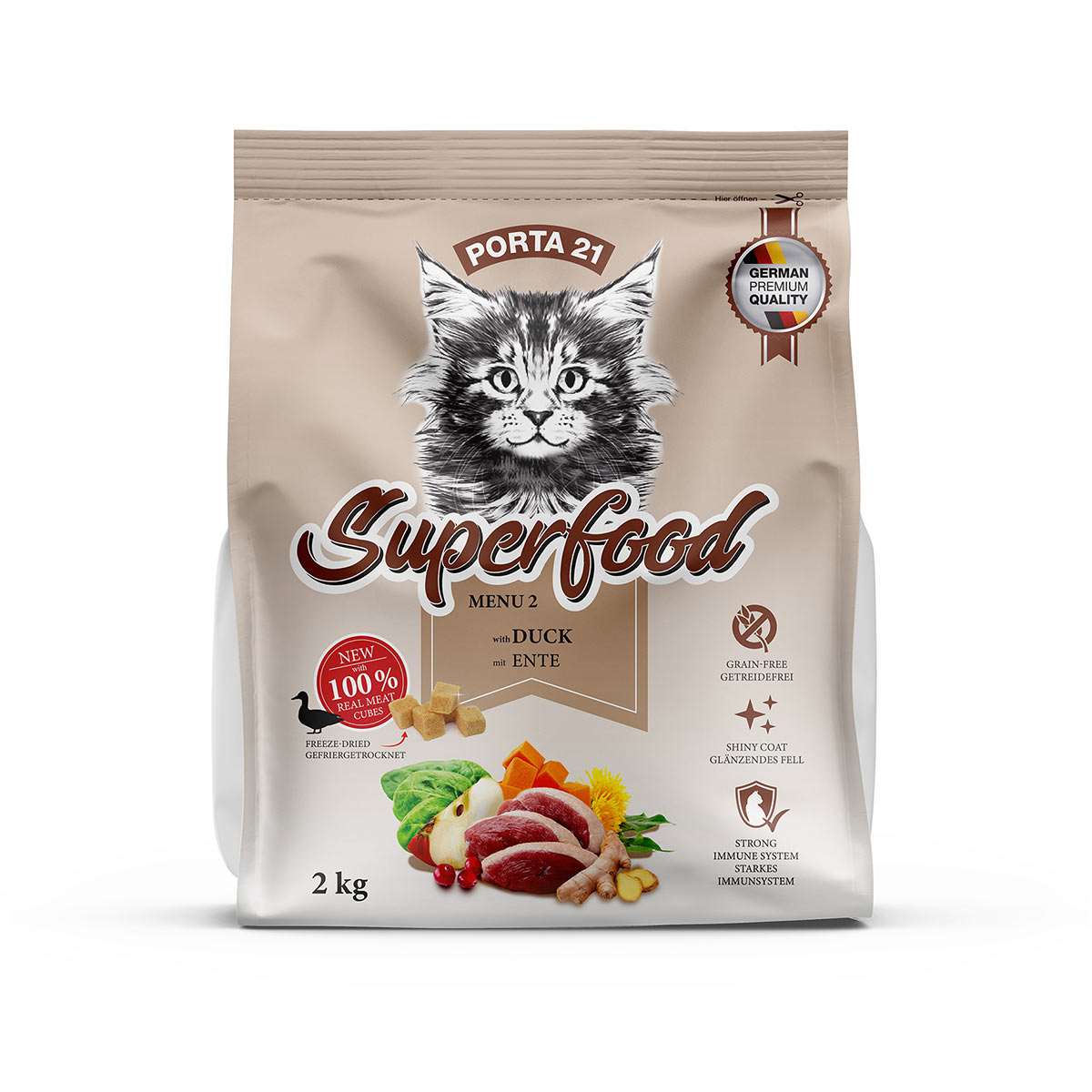 Superfood menu s kachním masem 2 kg