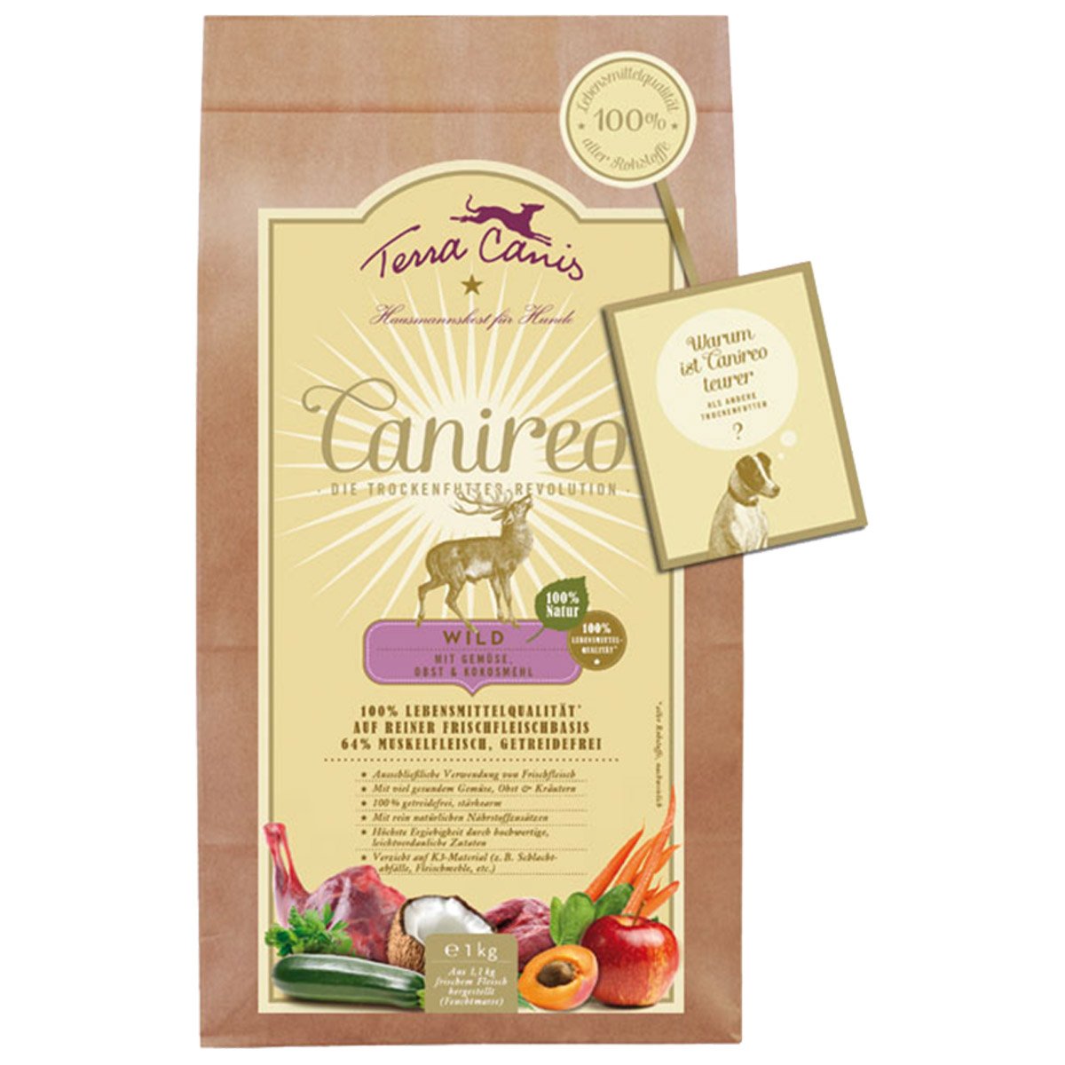 Terra Canis Canireo, zvěřina, 1 kg