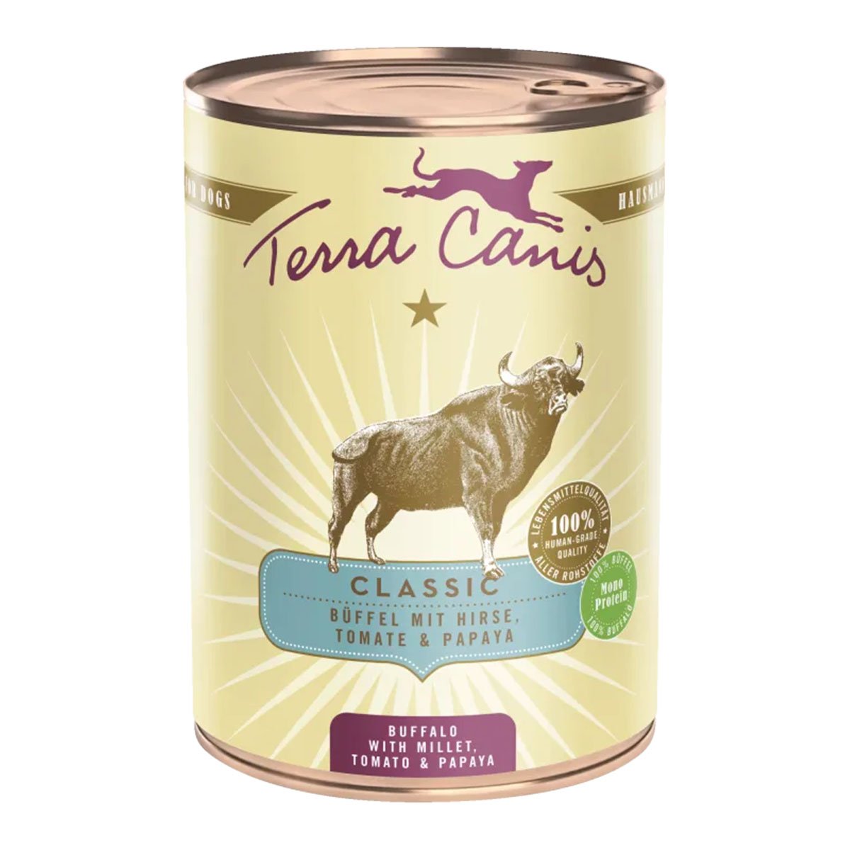 Terra Canis Büffel mit Hirse