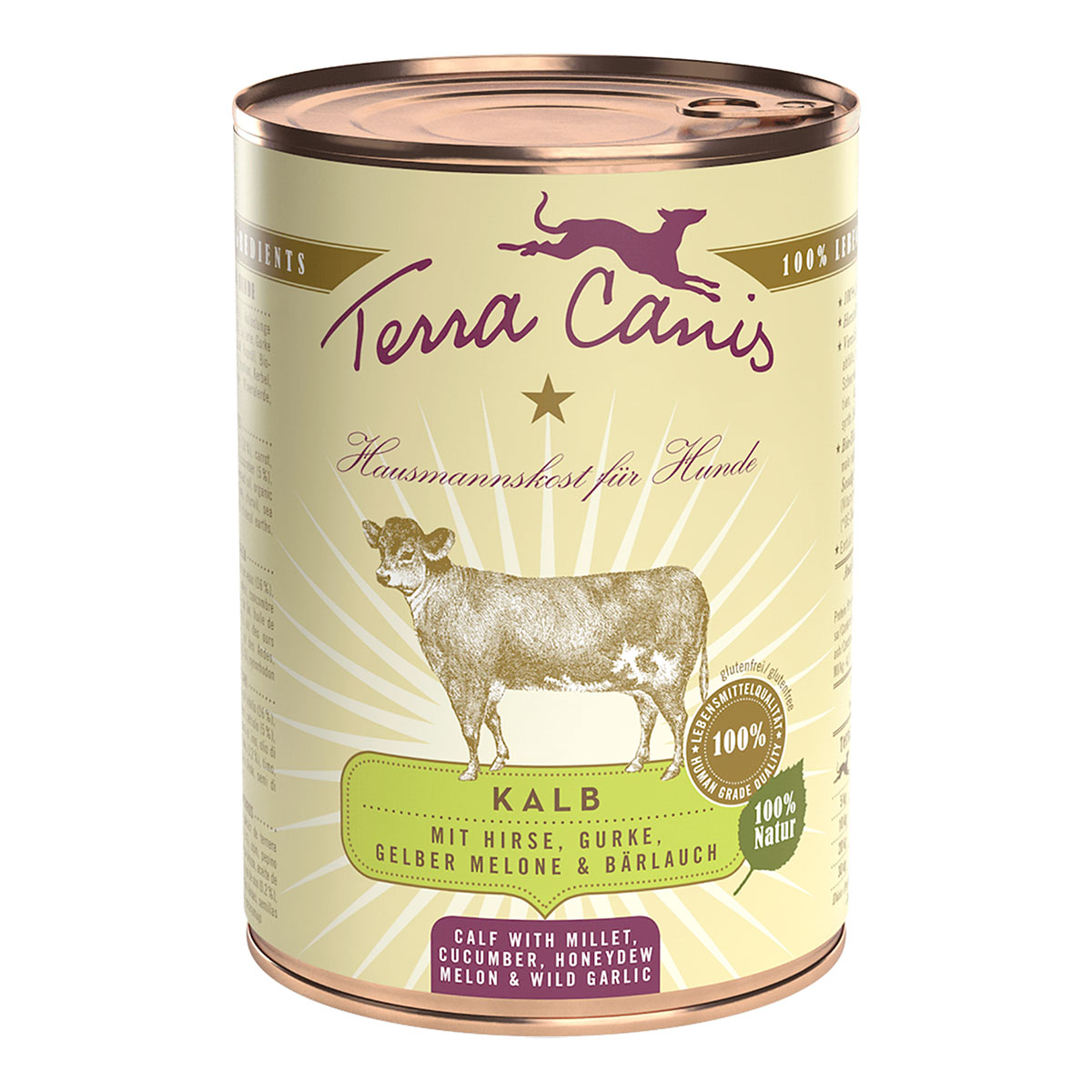 Levně Terra Canis CLASSIC telecí maso s jáhlami, okurkou a melounem 6 × 400 g