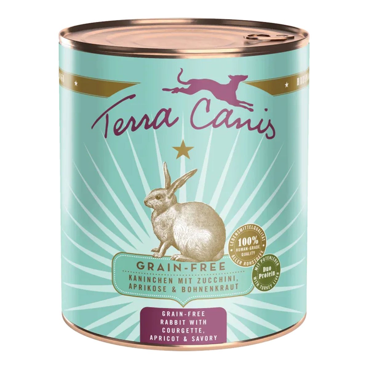 Terra Canis getreidefrei Kaninchen mit Zucchini, Aprikose und Borretsch