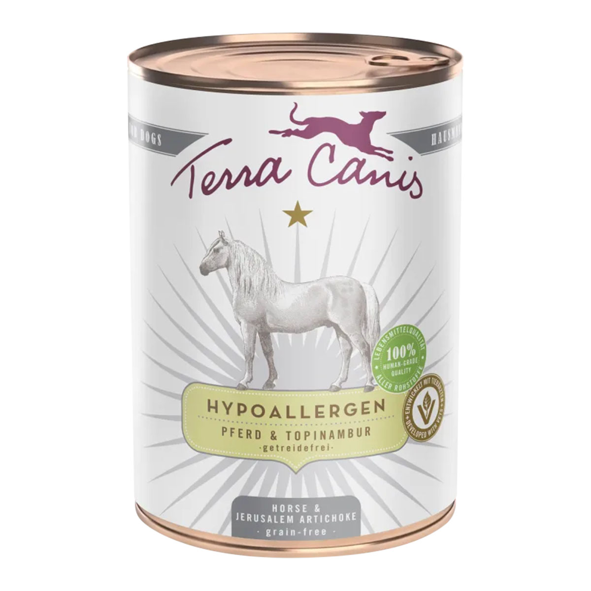 Terra Canis HYPOALLERGEN – Pferd mit Topinambur, getreidefrei