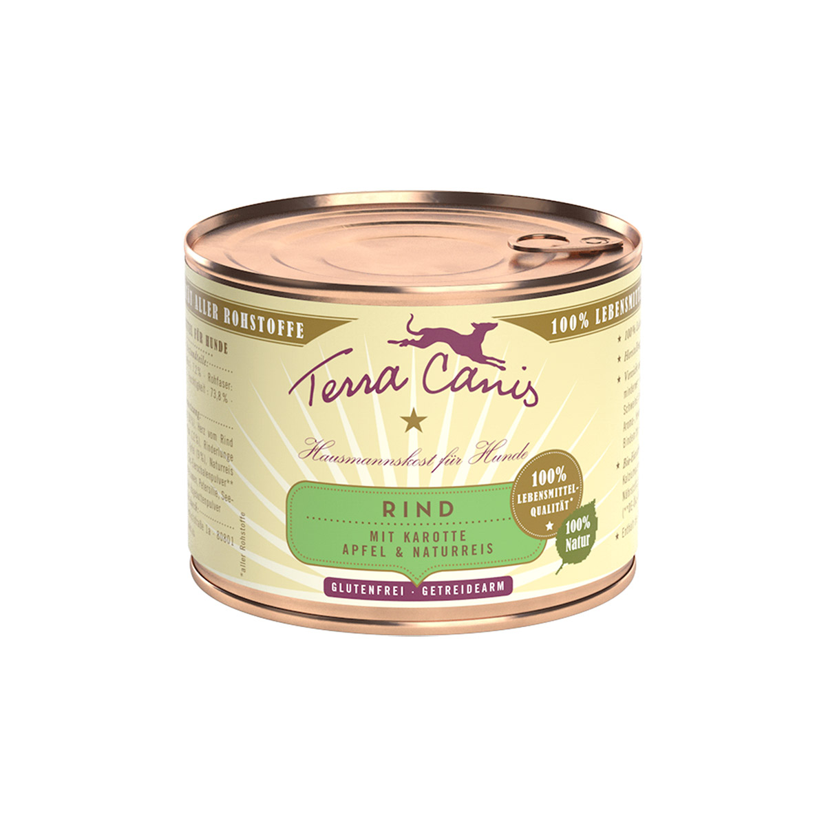 Terra Canis CLASSIC – hovězí s mrkví 12 × 200 g