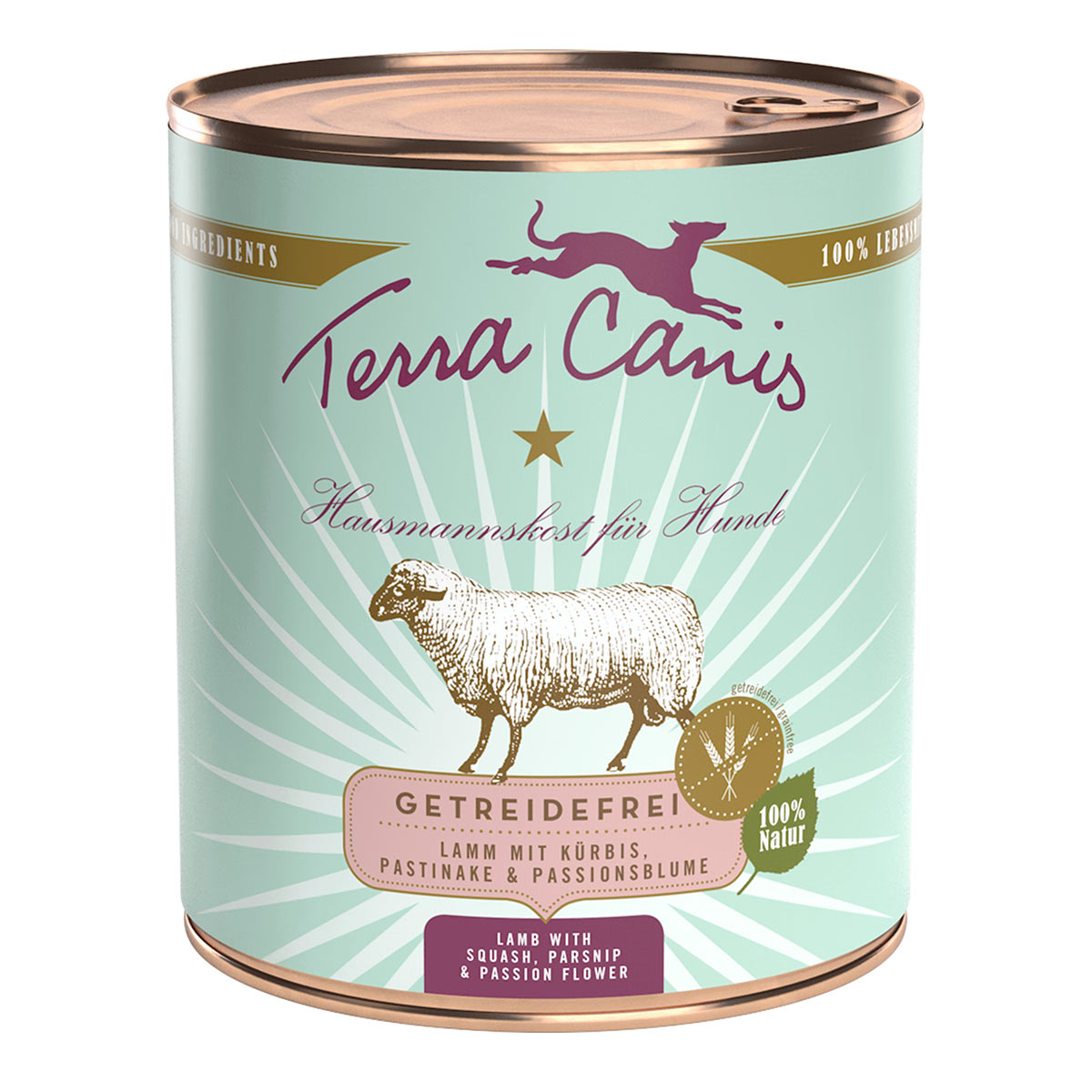 Terra Canis jehněčí s dýní bez obilovin 6 × 800 g
