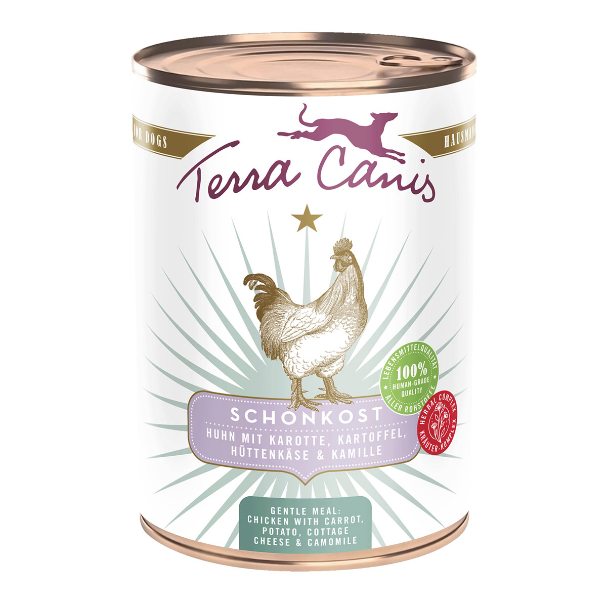 Terra Canis Schonkost Huhn, Karotte, Kartoffel, Hüttenkäse &amp; Kamille