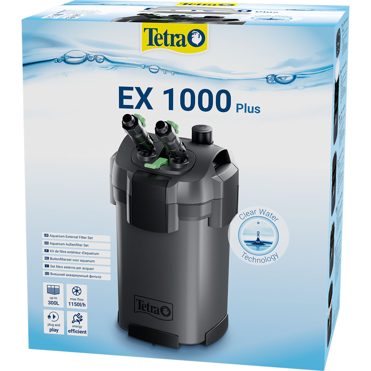 Tetra EX Plus filtrace do akvária 1000