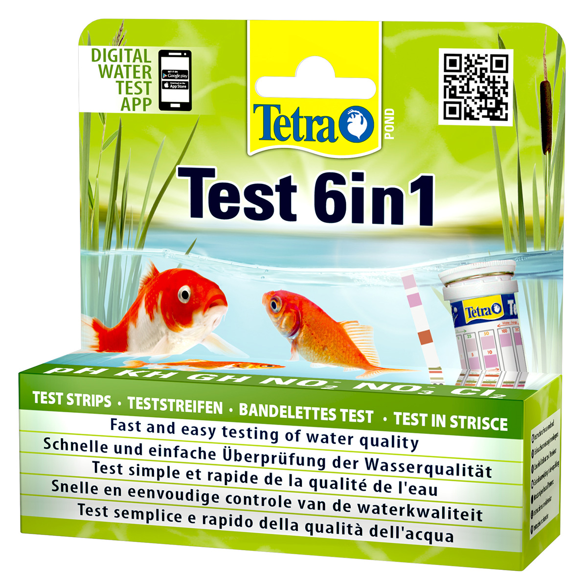 Levně Tetra Pond 6 v 1 testovací proužky 25 ks