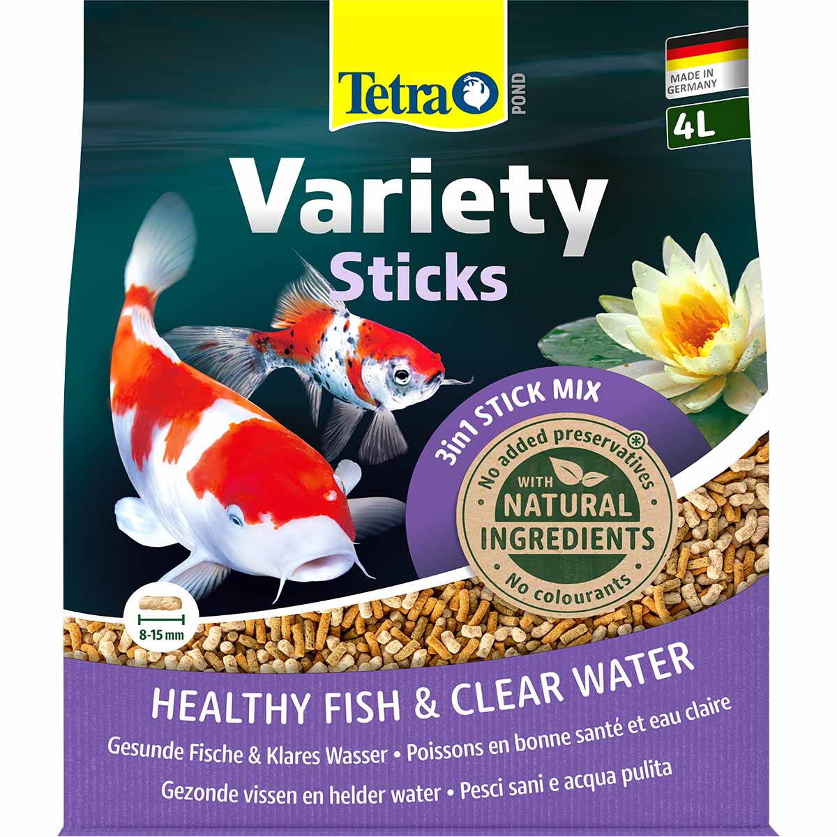 Levně Tetra Pond Variety Sticks krmivo pro sladkovodní ryby 4 l