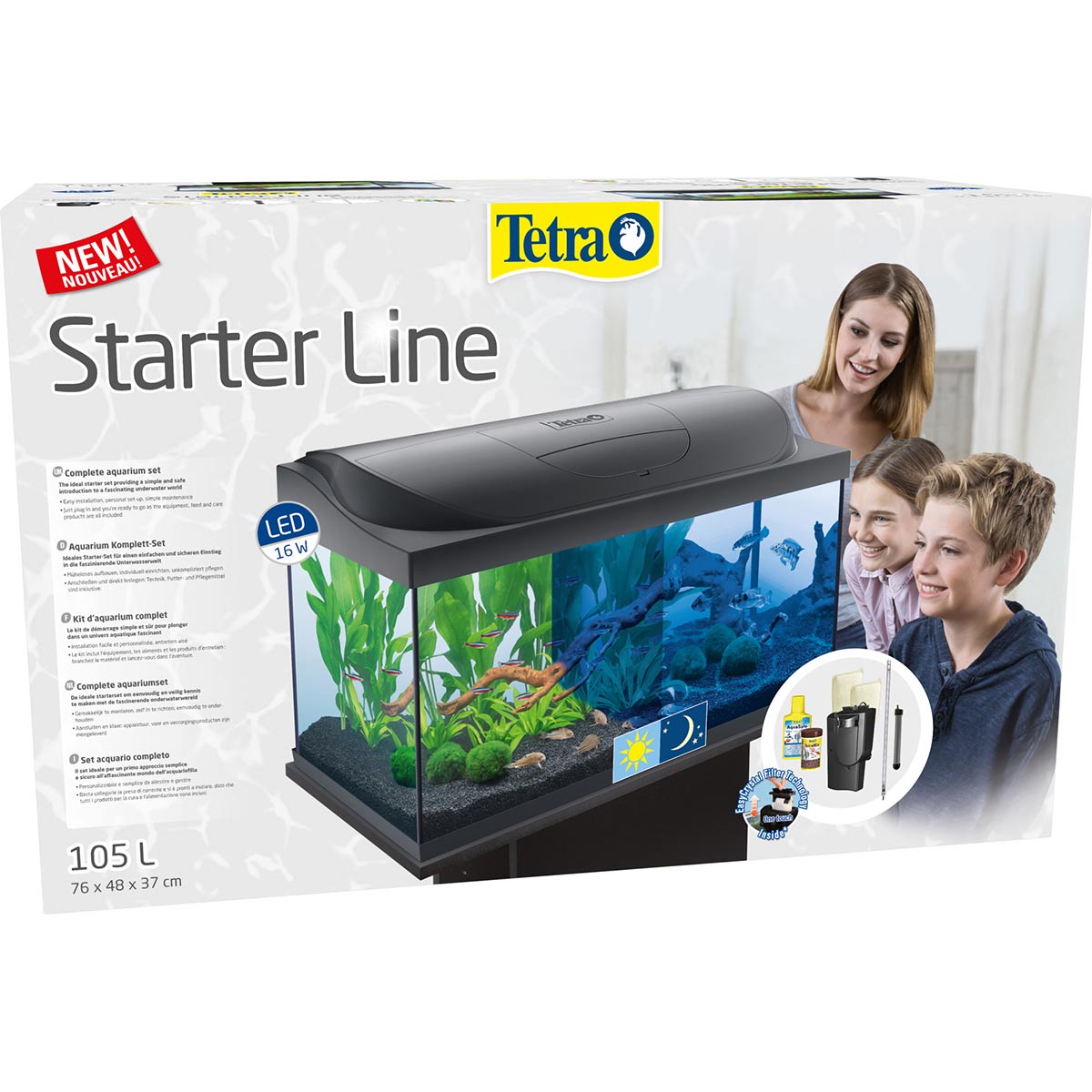 Tetra Starter Line LED akvárium, 105 l