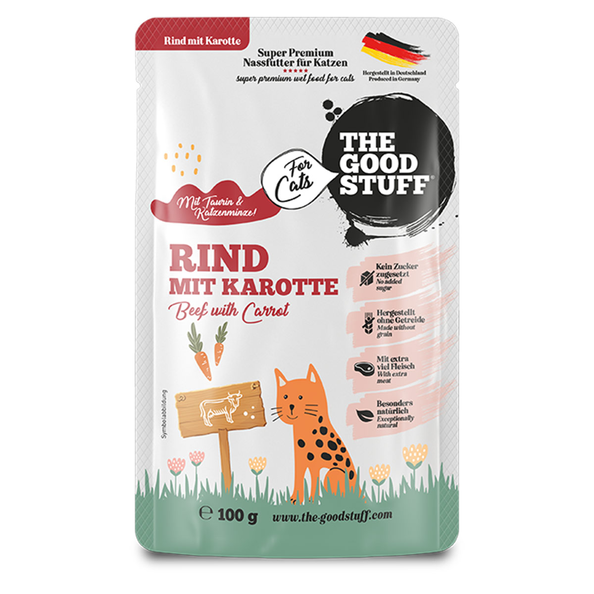 The Goodstuff Rind mit Karotte Pouches