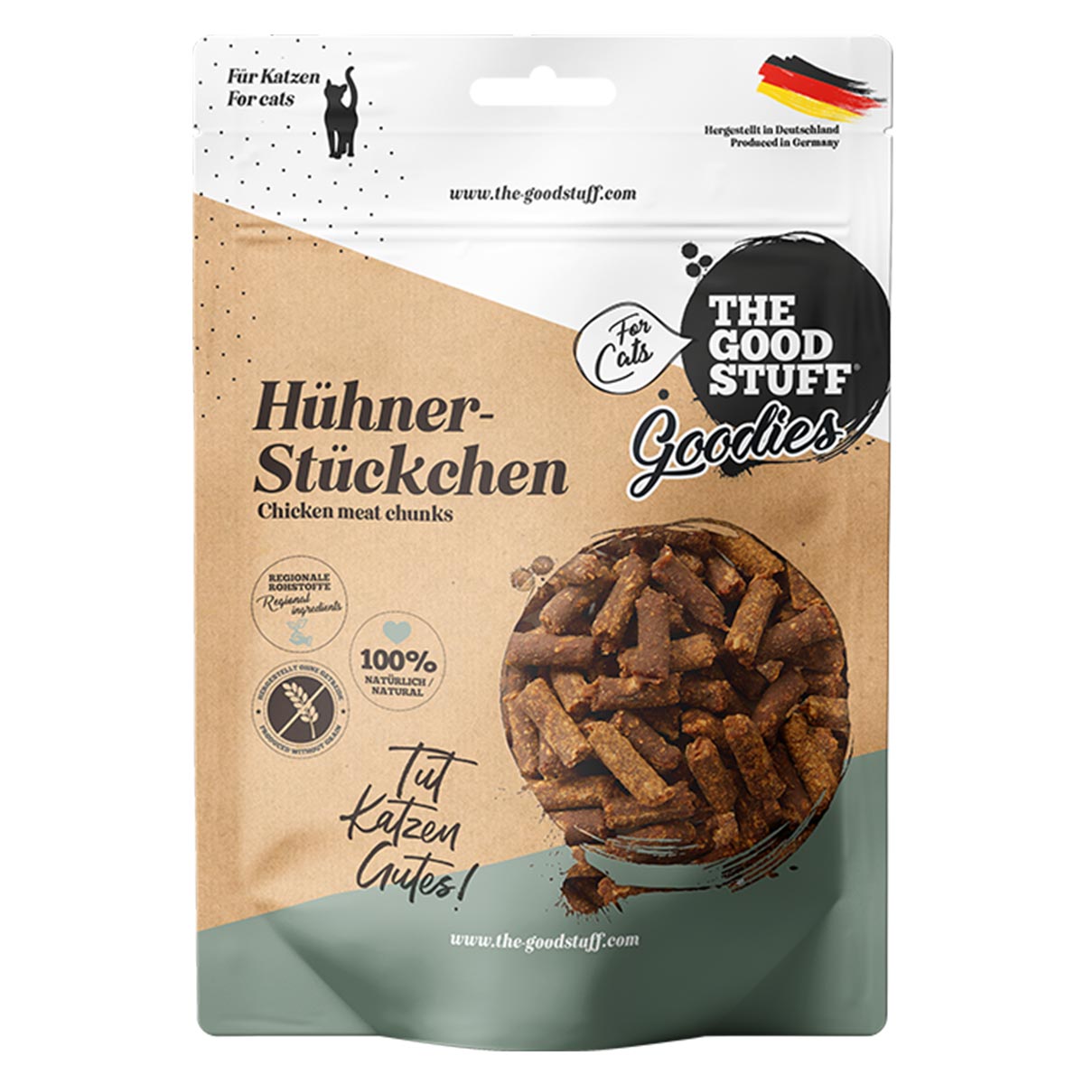The Goodstuff Hühner-Stückchen Cat 150 g