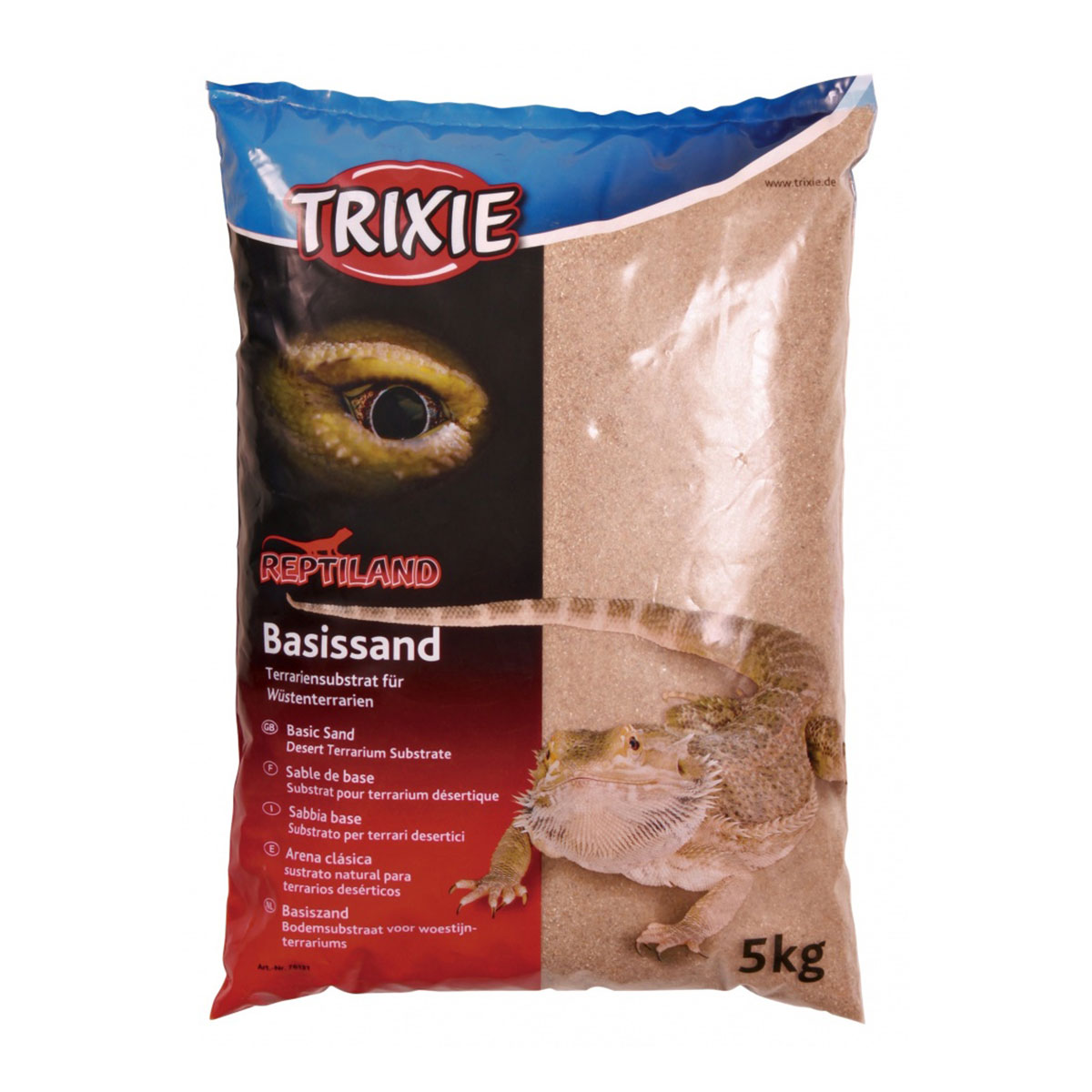 Trixie základový písek pro pouštní terária 5 kg žlutá