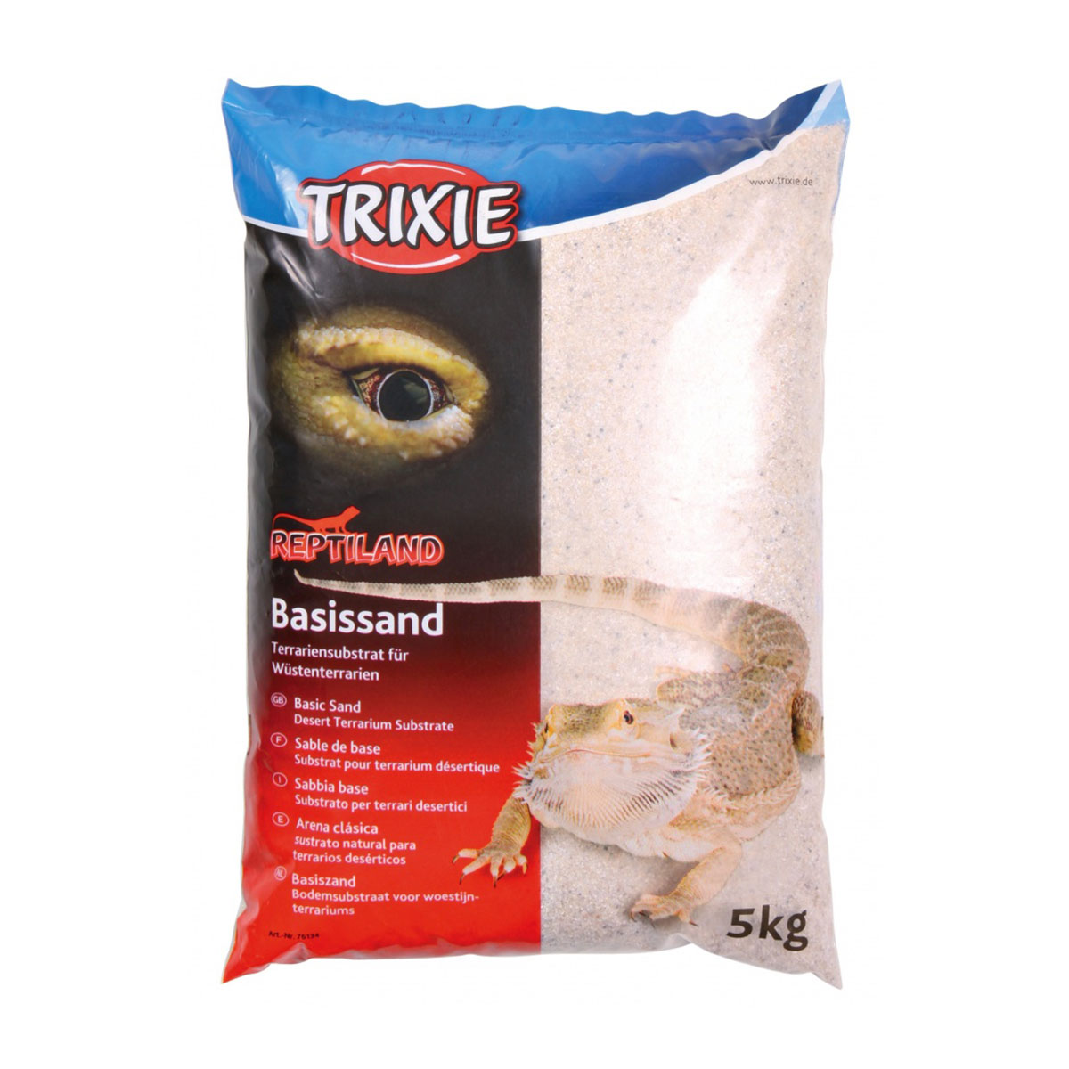 Levně Trixie základový písek pro pouštní terária 5 kg bílá