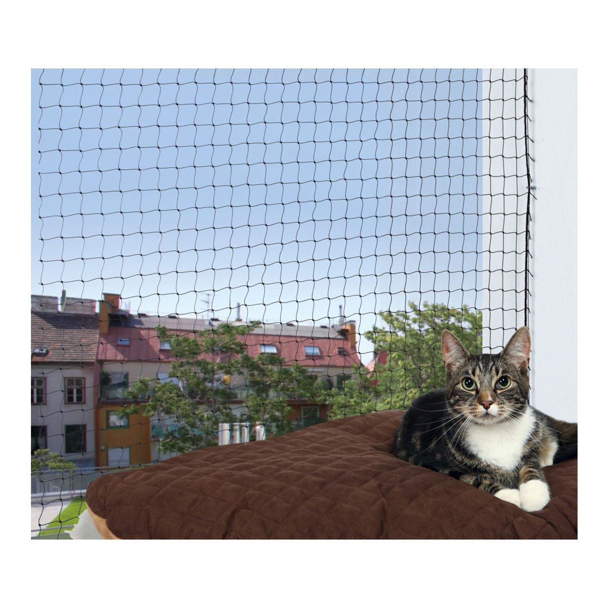 Trixie Cat Protect Katzenschutznetz transparent – 3×2m