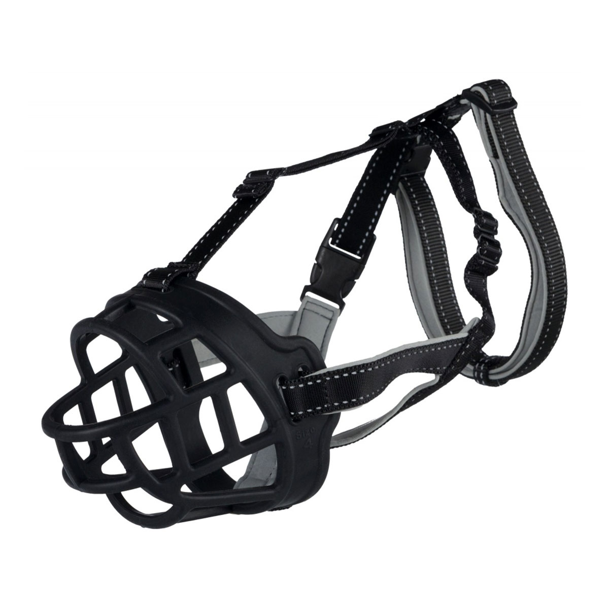 Trixie Muzzle Flex Maulkorb schwarz M-L | Rückläufer