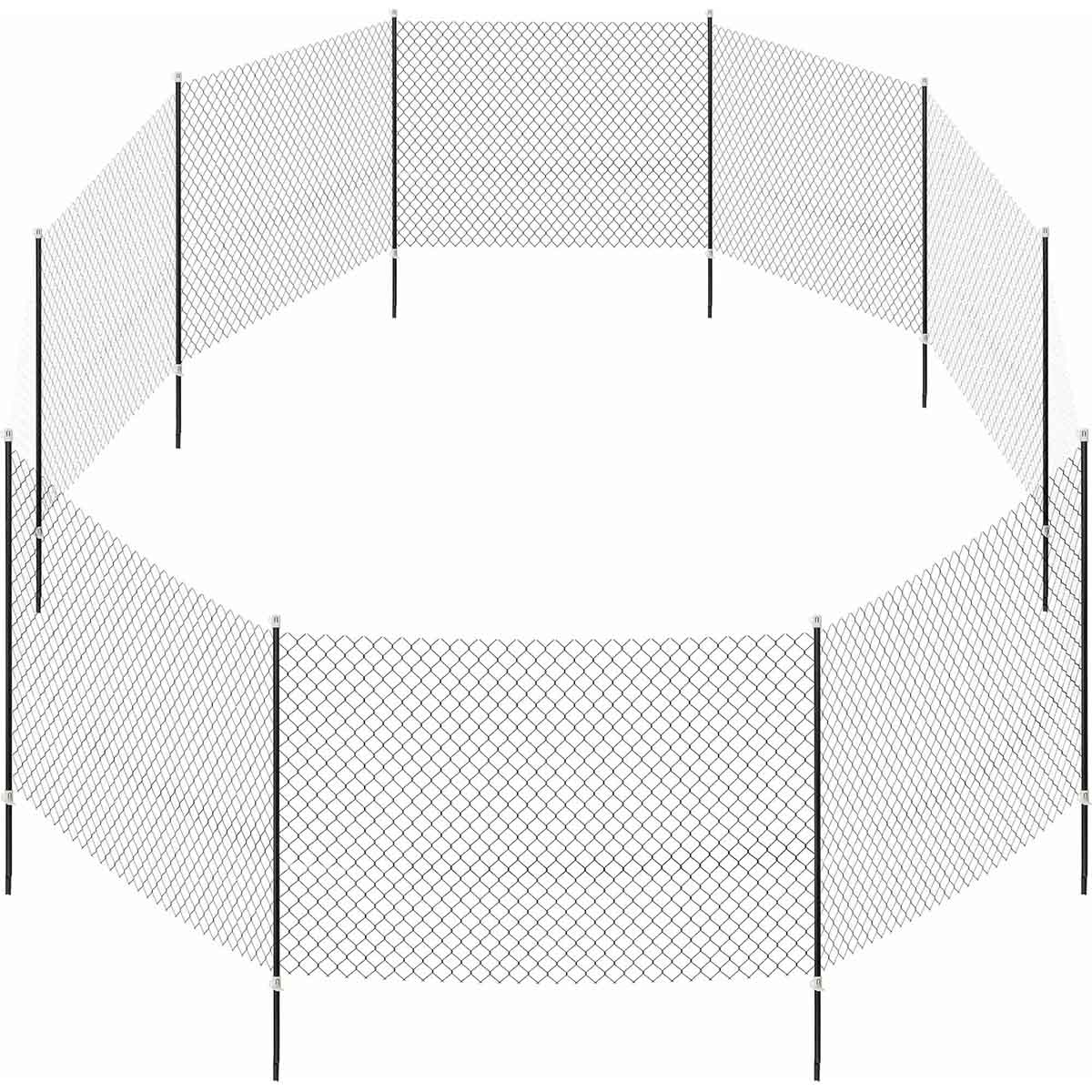 Trixie Mobiler Hundezaun schwarz 15 m | Rückläufer