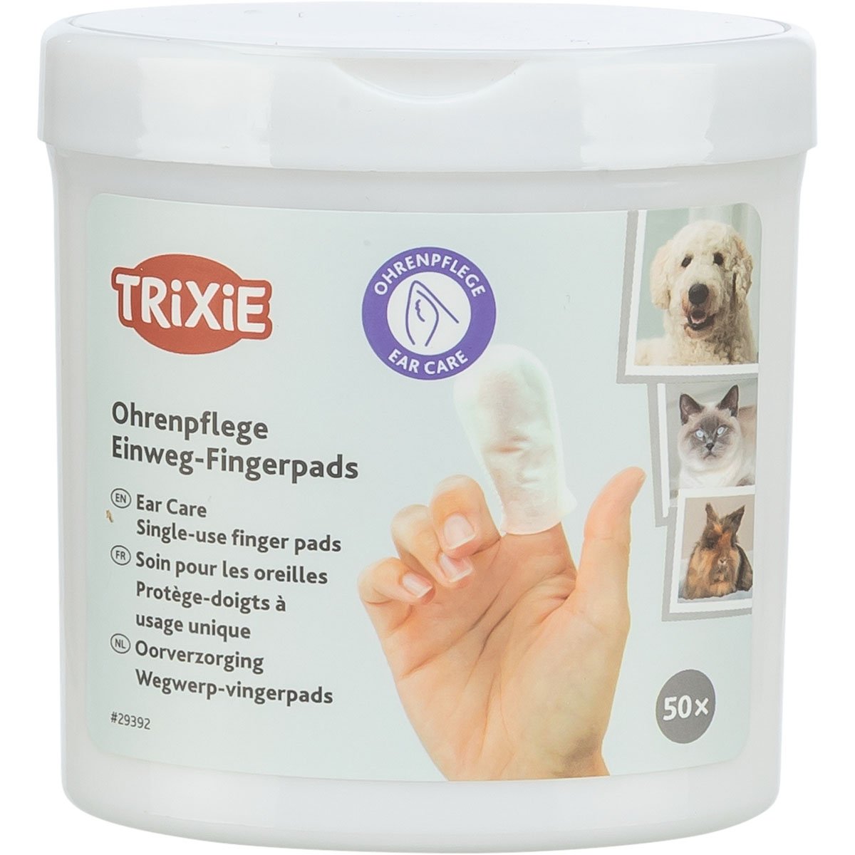 Trixie Ohrenpflege Einweg-Fingerpads 50Stk.