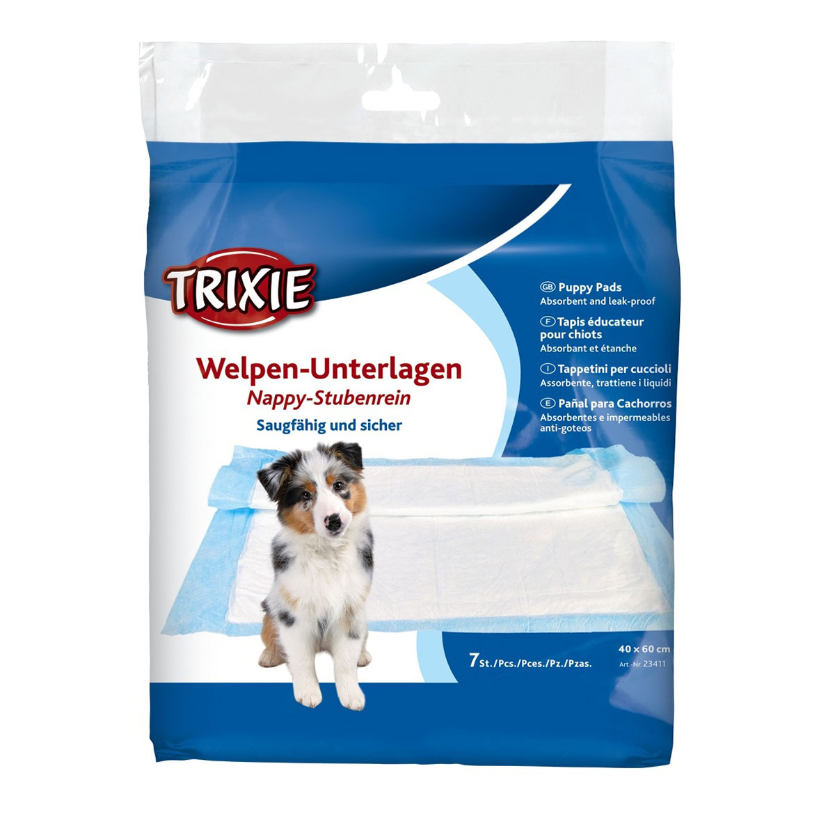 Trixie Welpen-Unterlage Nappy-Stubenrein podložka pro štěňata 40 × 60 cm balení po 6 kusech