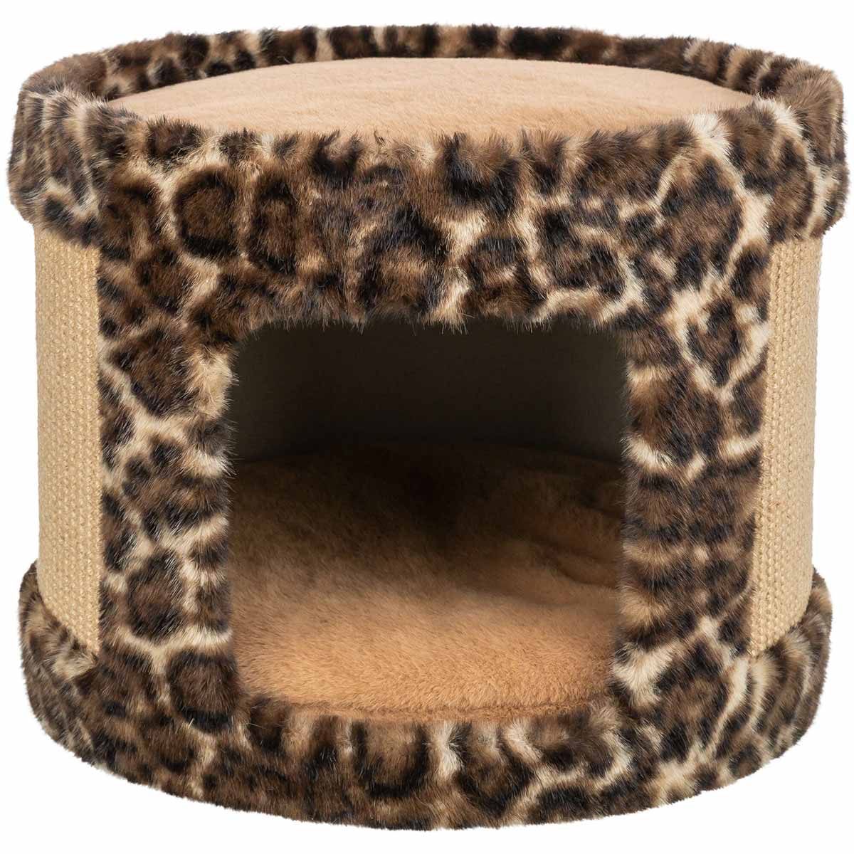 Trixie Kratzhöhle Leo für Katzen braun