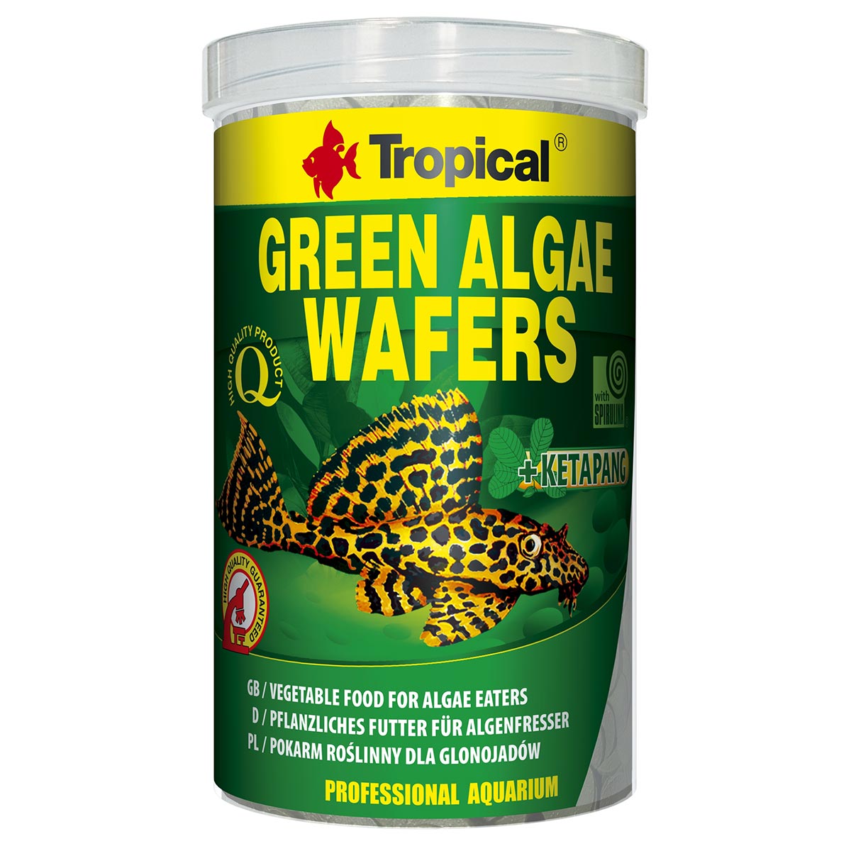 Levně Tropical Green Algae Wafers, 1 l