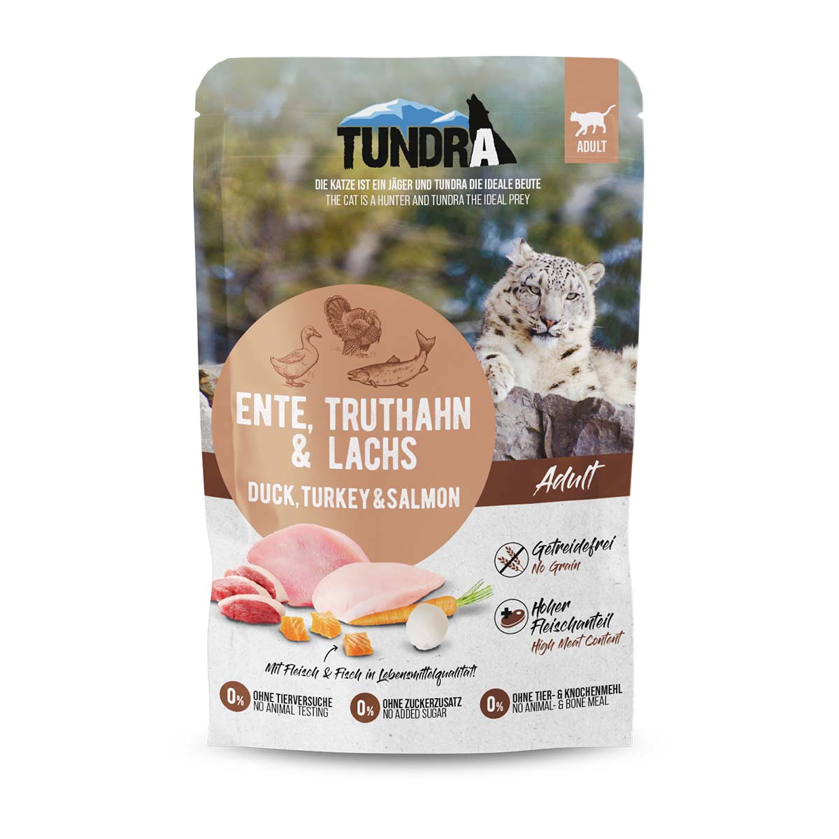 Tundra Cat Pouchpack Ente, Truthahn &amp; Lachs