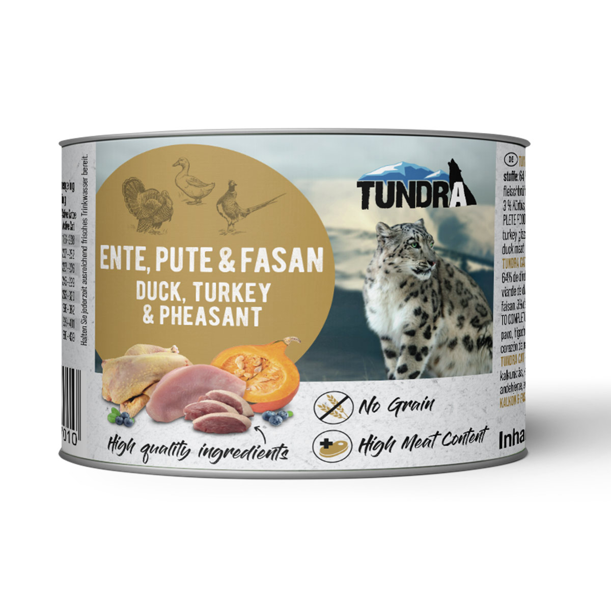 Levně Tundra Cat kachna, krůta a bažant 6× 200 g