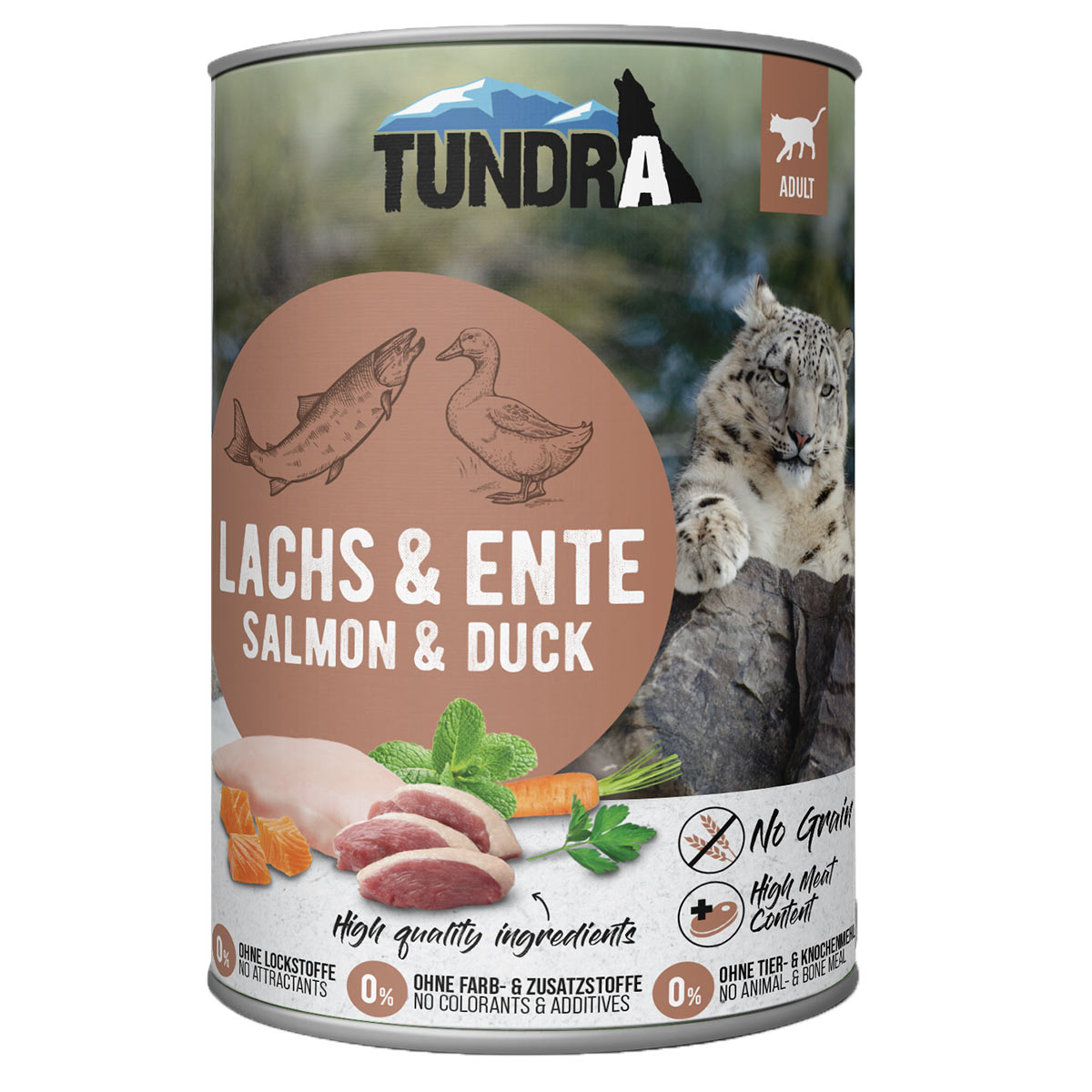Levně Tundra Cat losos a kachna 6 × 400 g