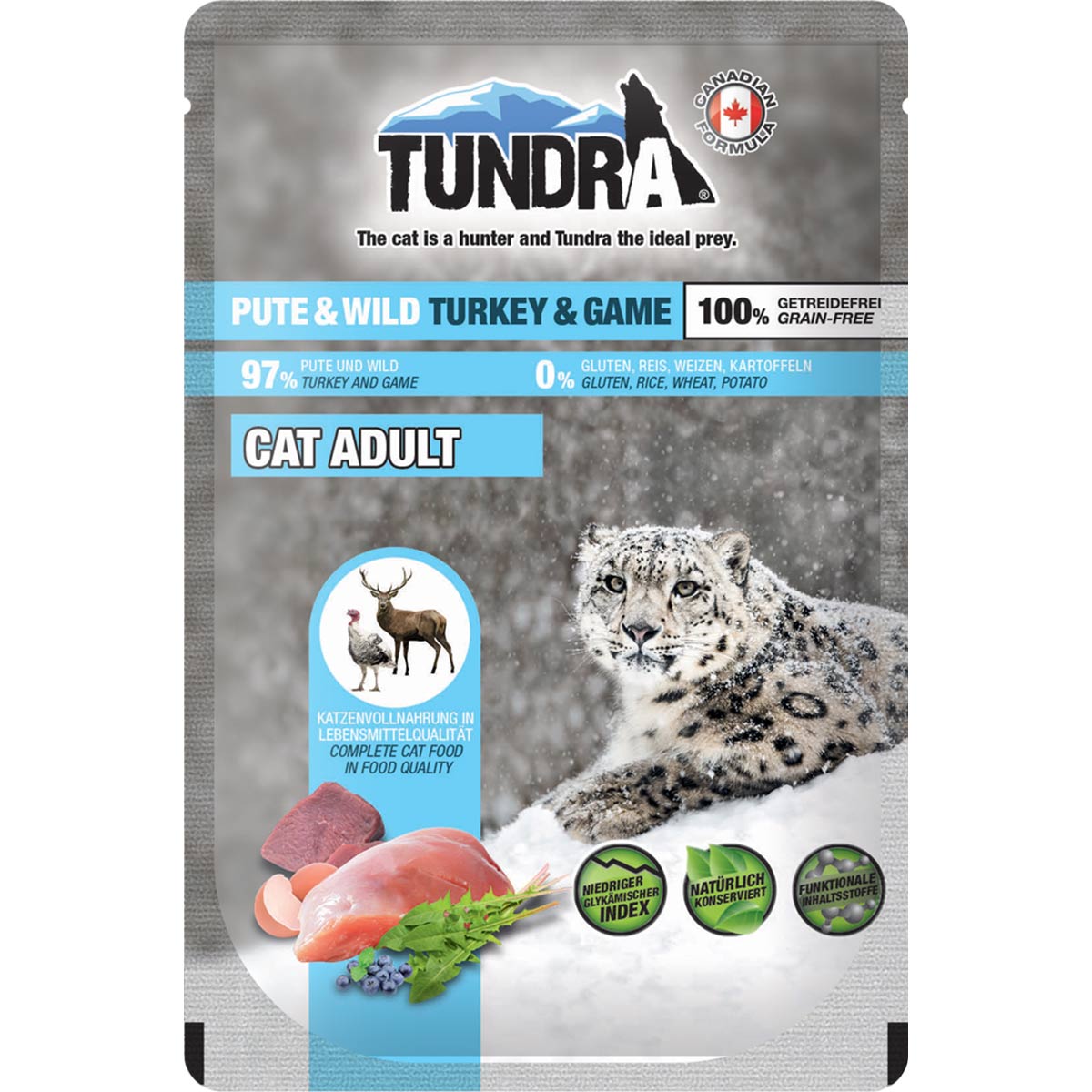 Tundra Cat Pouchpack Pute & Wild 16x85g