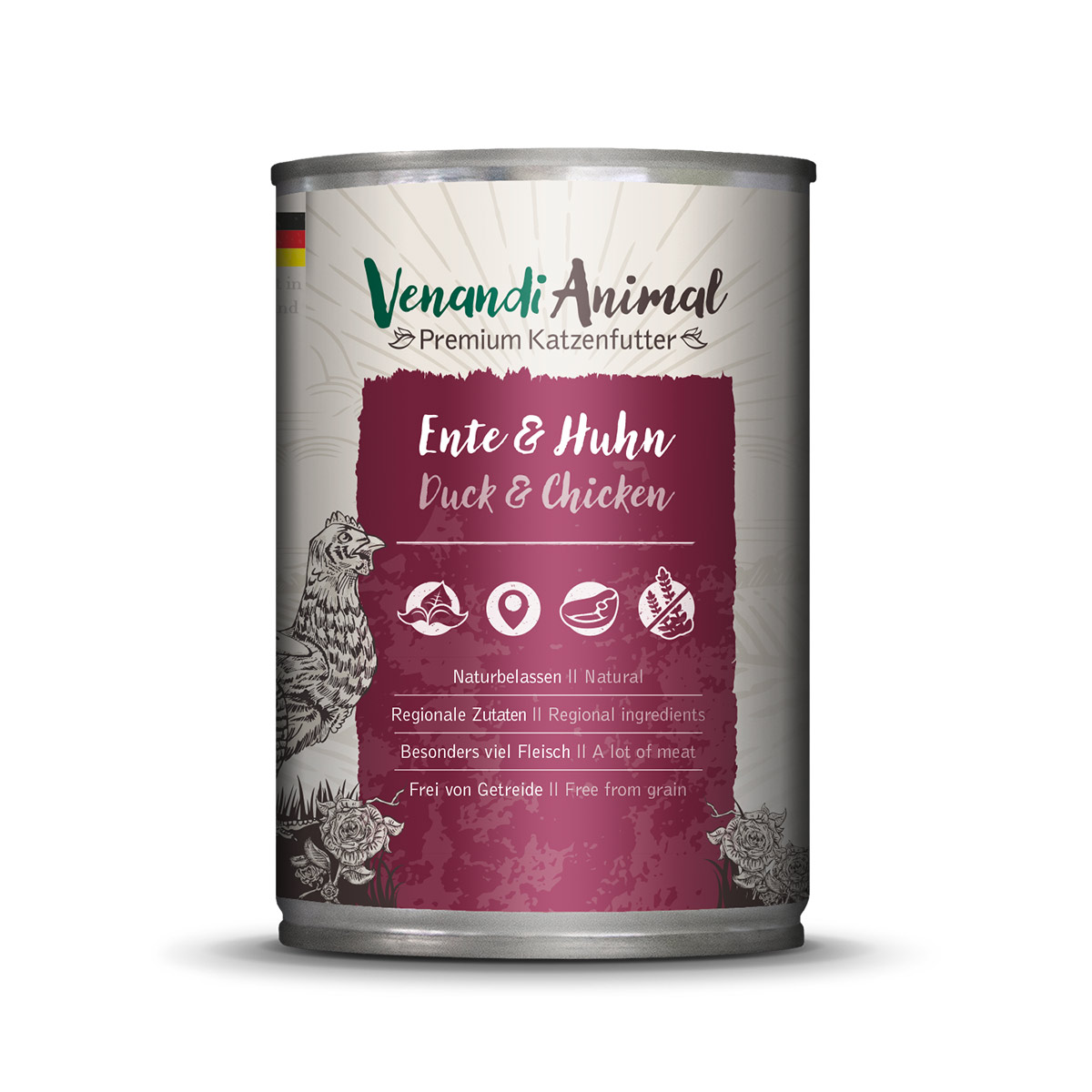 Levně Venandi Animal – kachna a kuře 24× 400 g