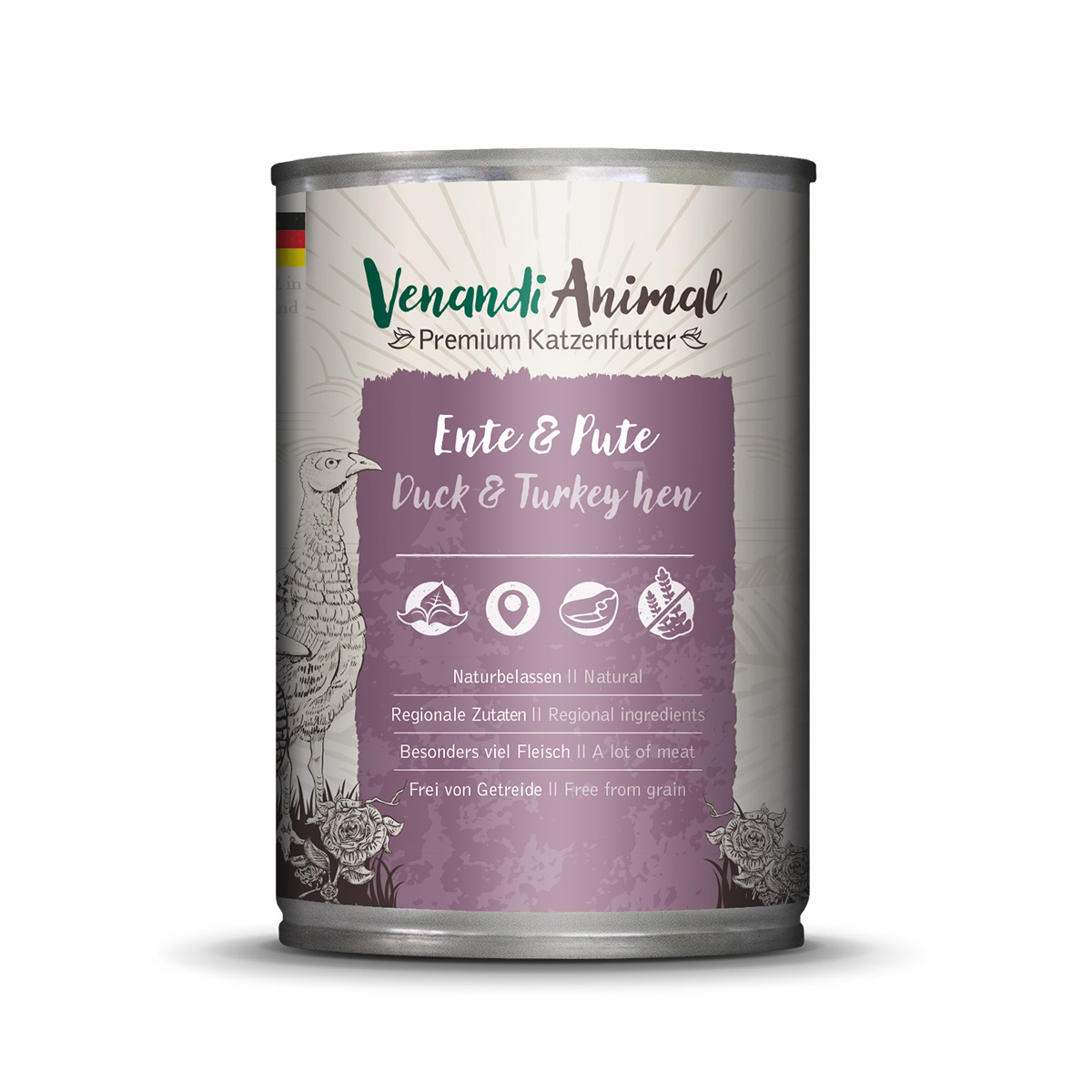 Levně Venandi Animal – kachna a krůta 24× 400 g