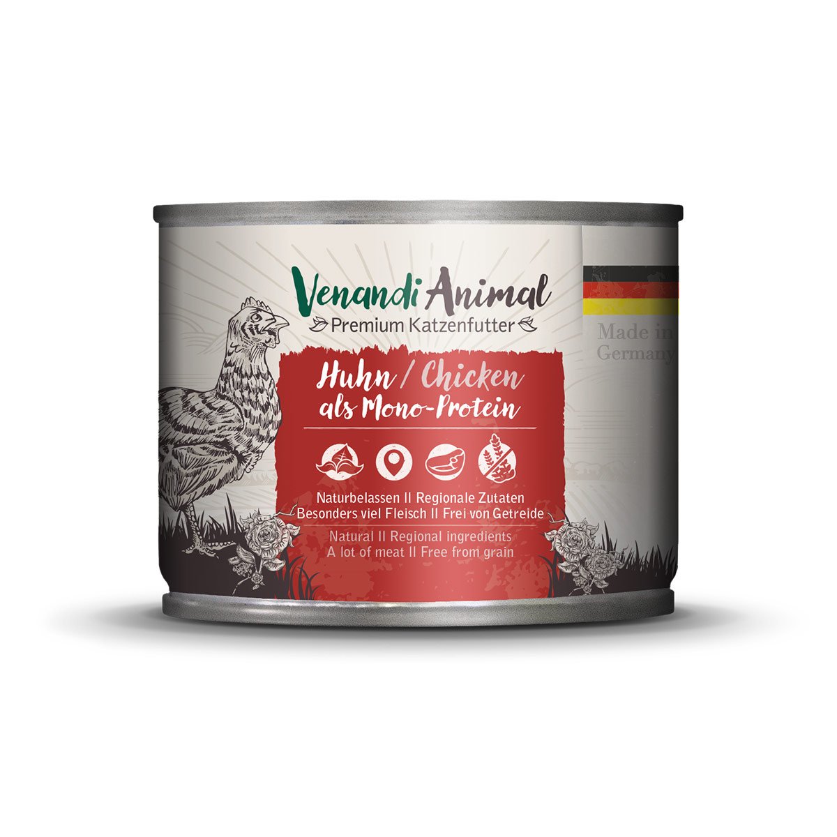 Levně Venandi Animal – kuře jako monoprotein 12× 200 g