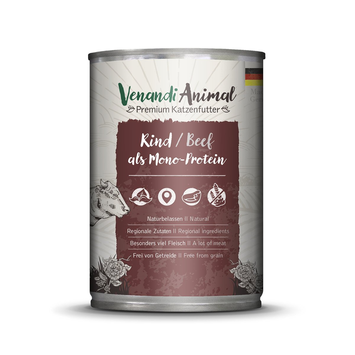 Levně Venandi Animal – hovězí jako jediný zdroj bílkovin 24× 400 g