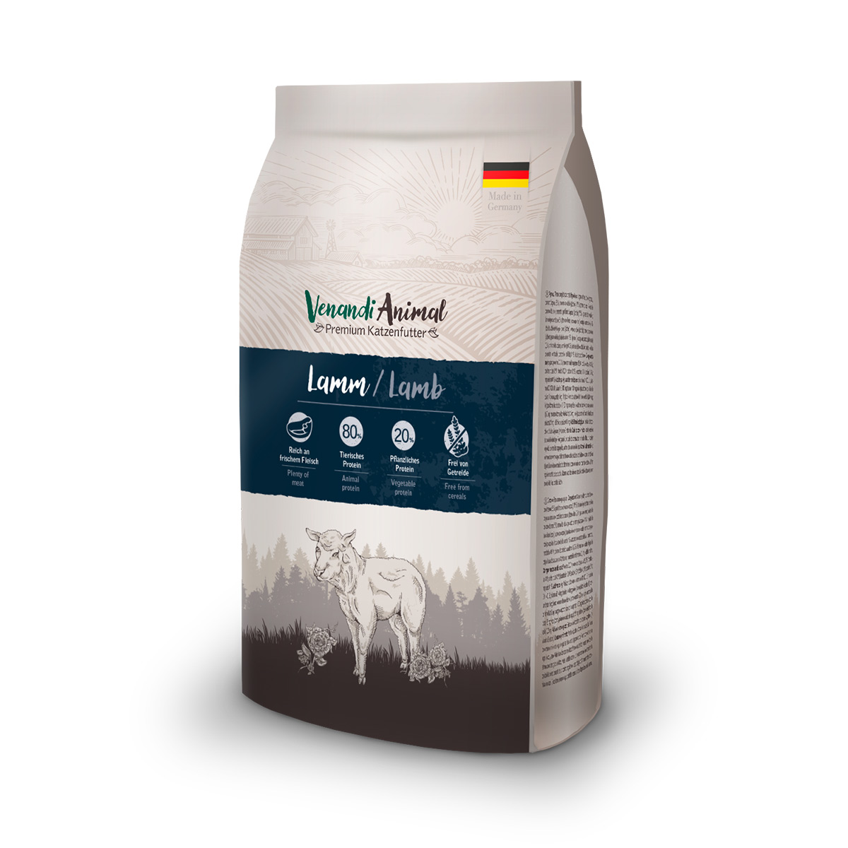 Venandi Animal – jehněčí 4× 1,5 kg