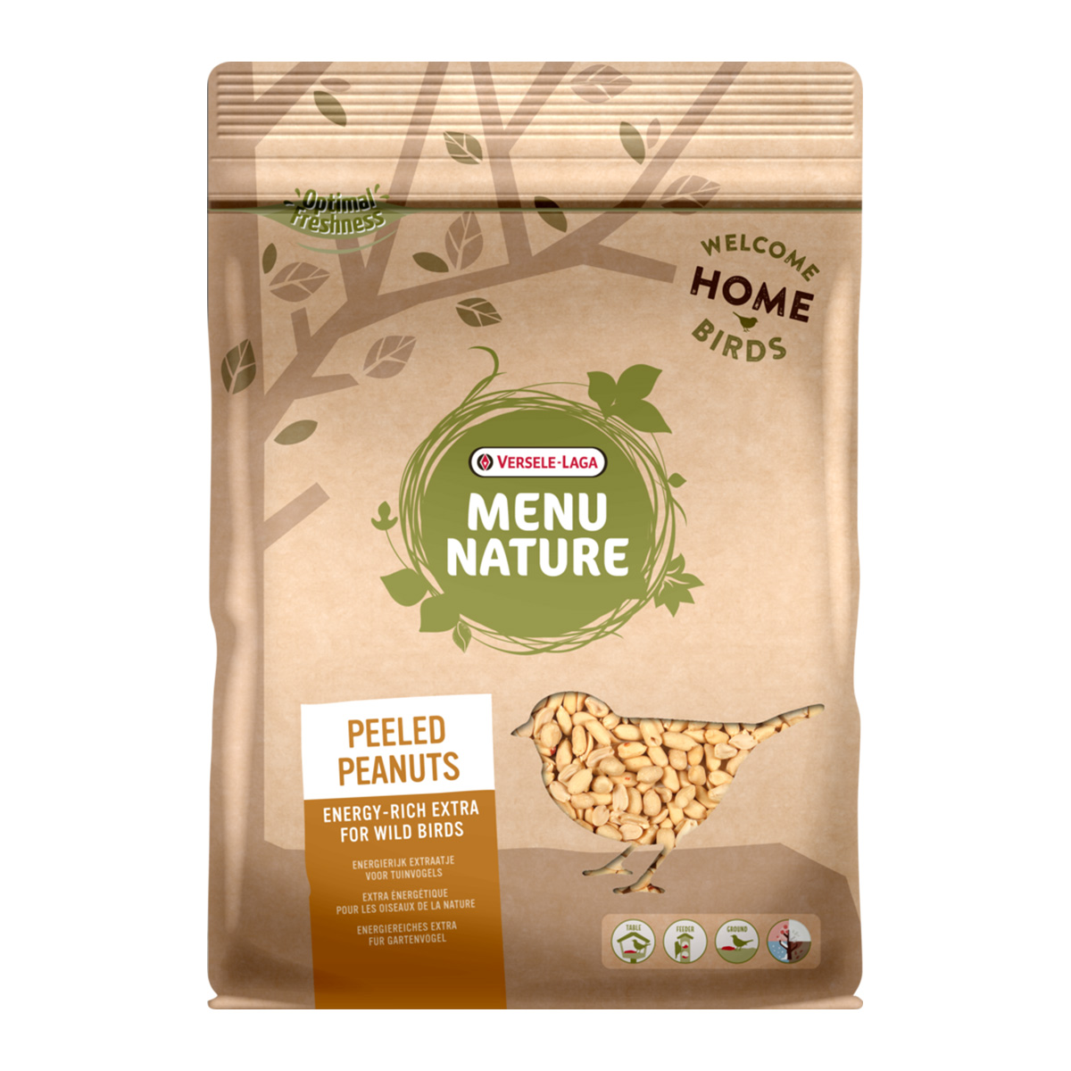 Versele Laga Menu Nature loupané arašídy 1 kg 1kg