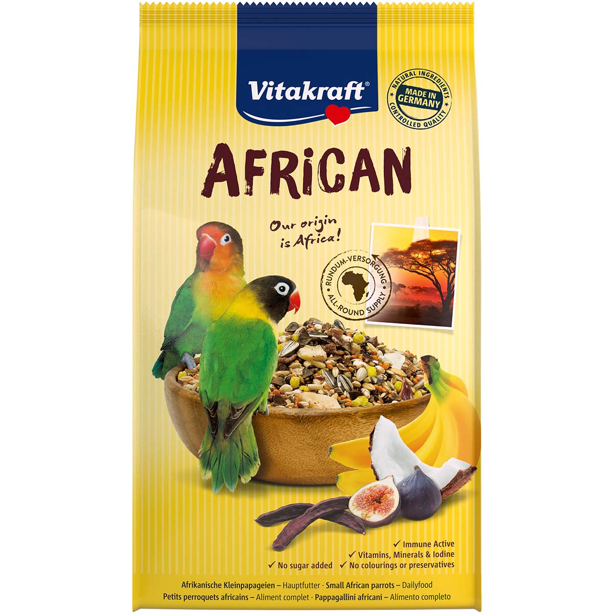 Vitakraft African Hauptfutter für afrikanische Kleinpapageien
