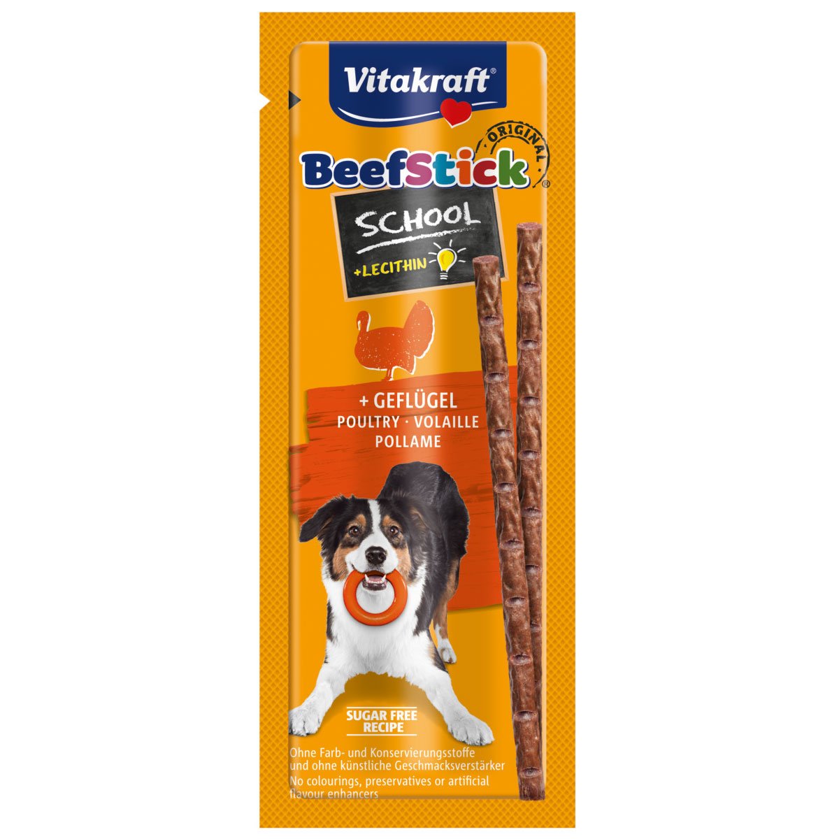 Levně Vitakraft Beef Stick School drůbeží 4× 10 ks