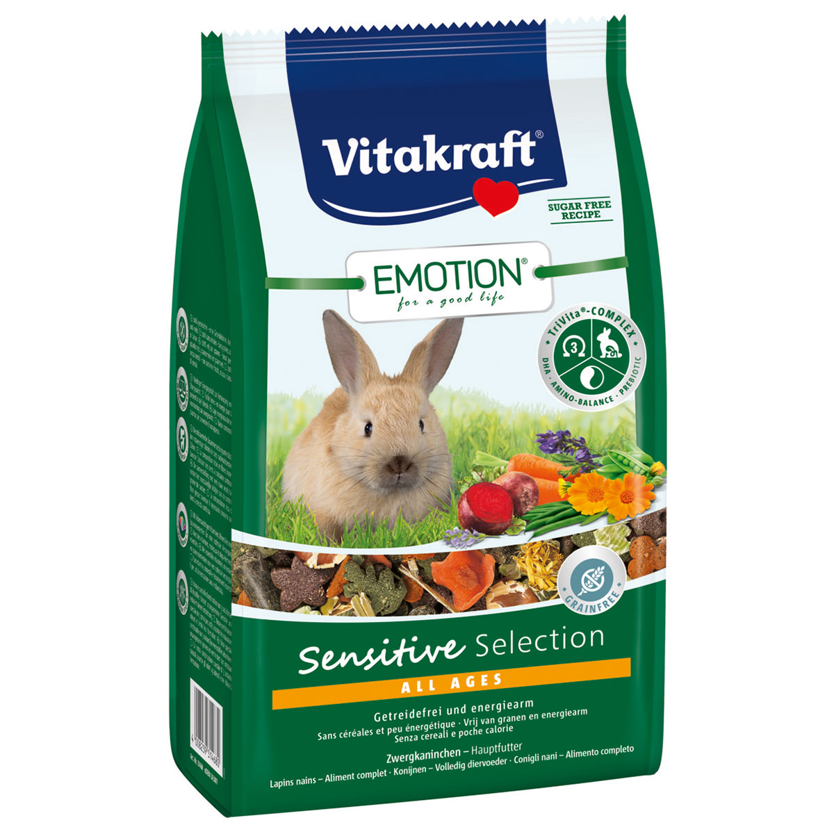 Levně Vitakraft Emotion Sensitive Selection zakrslý králík, 600 g