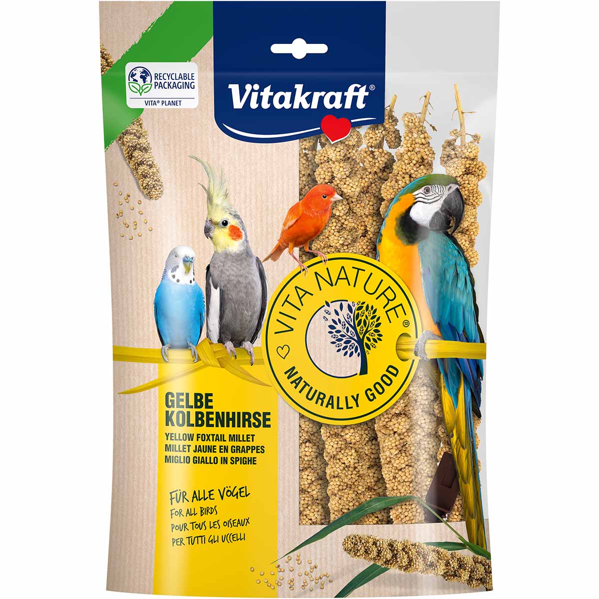 Vitakraft Vita Nature gelbe Kolbenhirse