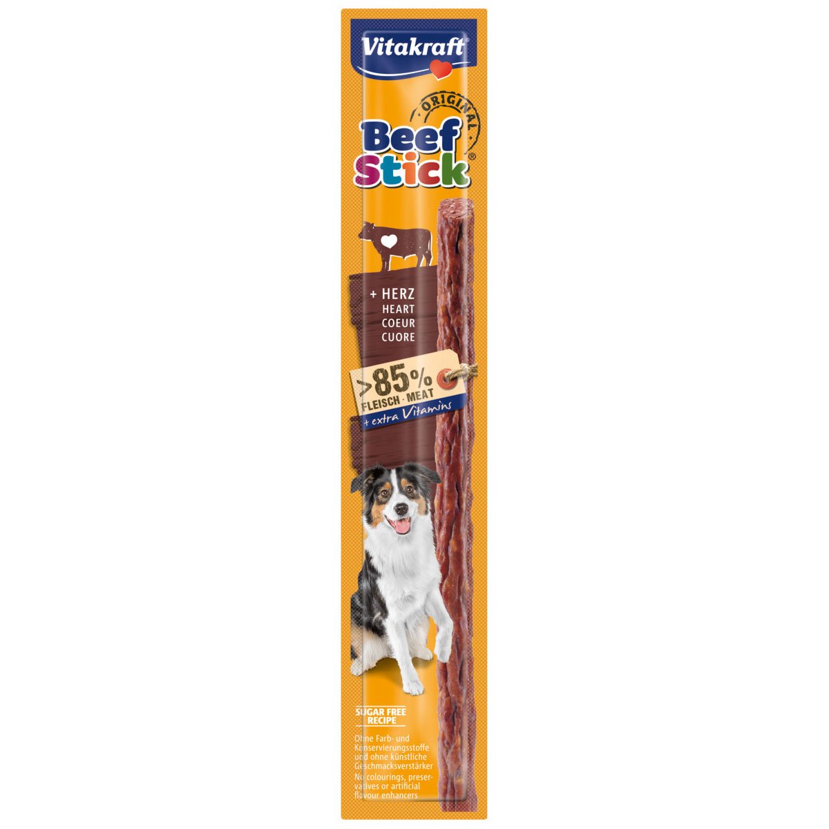 Levně Vitakraft Beef Stick srdce 50 ks