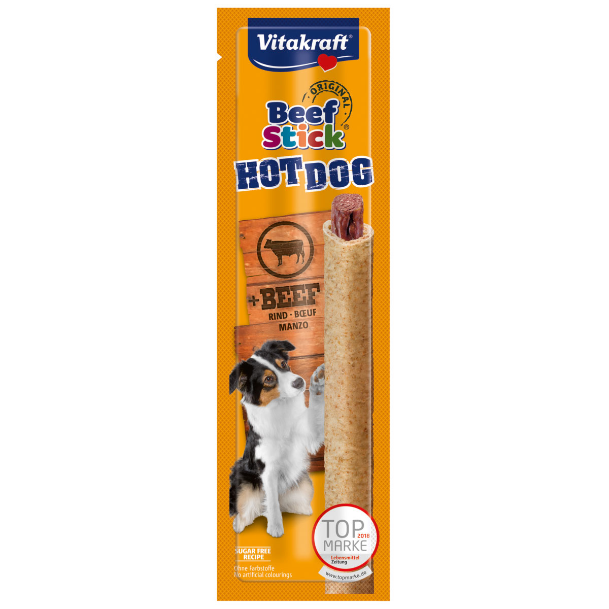 Levně Vitakraft Beef-Stick, Hot Dog 1 kus