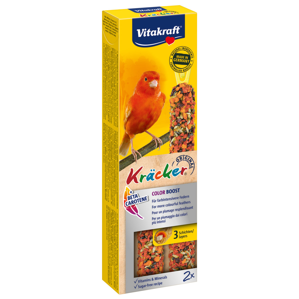 Levně Vitakraft Kräcker Color Boost 2 kusy