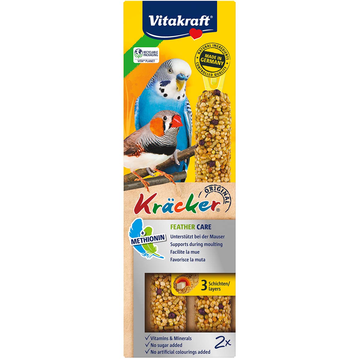 Vitakraft Kräcker Feather Care für Sittiche