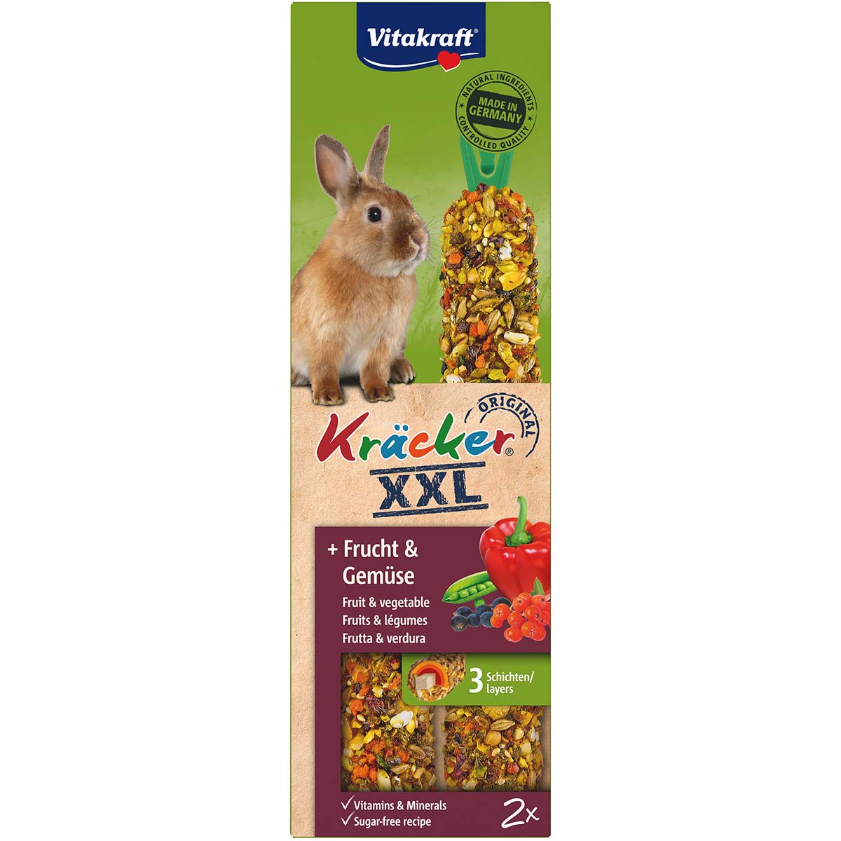 Vitakraft Kräcker XXL Frucht &amp; Gemüse