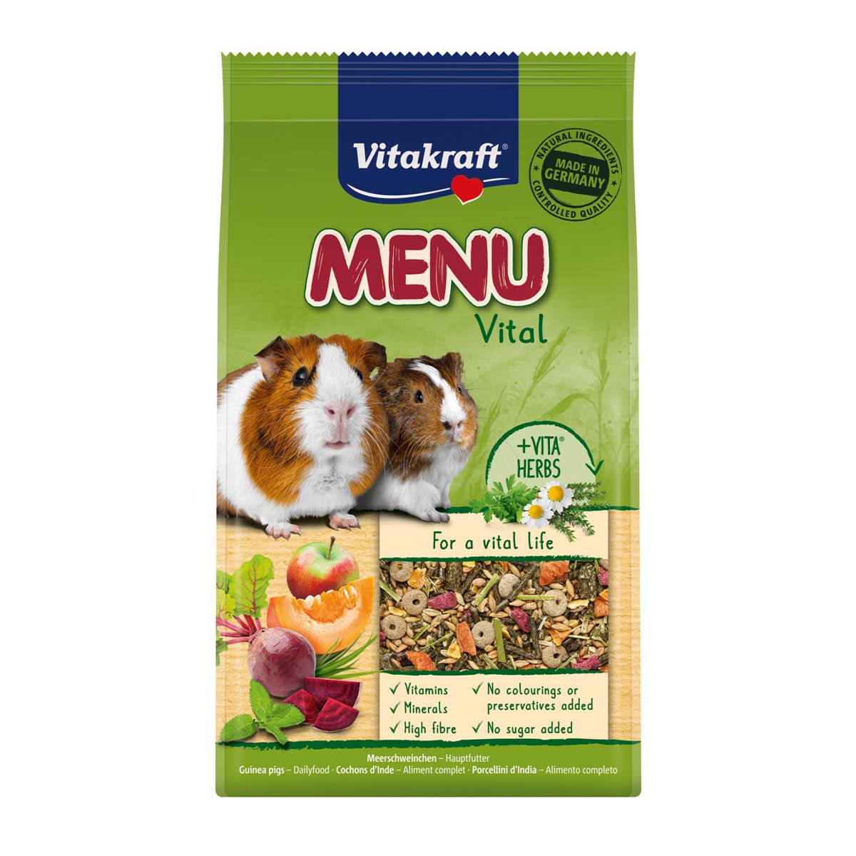 Vitakraft menu Vital pro morčata 3 kg