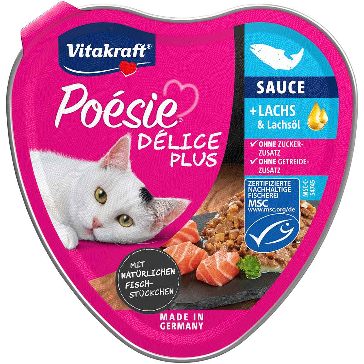 Vitakraft Poésie® Délice Plus Lachs