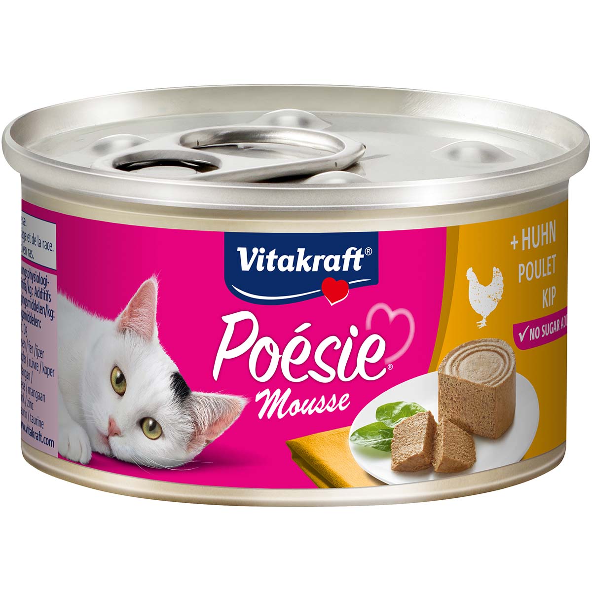 Vitakraft Katzenfutter Poésie Mousse Huhn 48x85g
