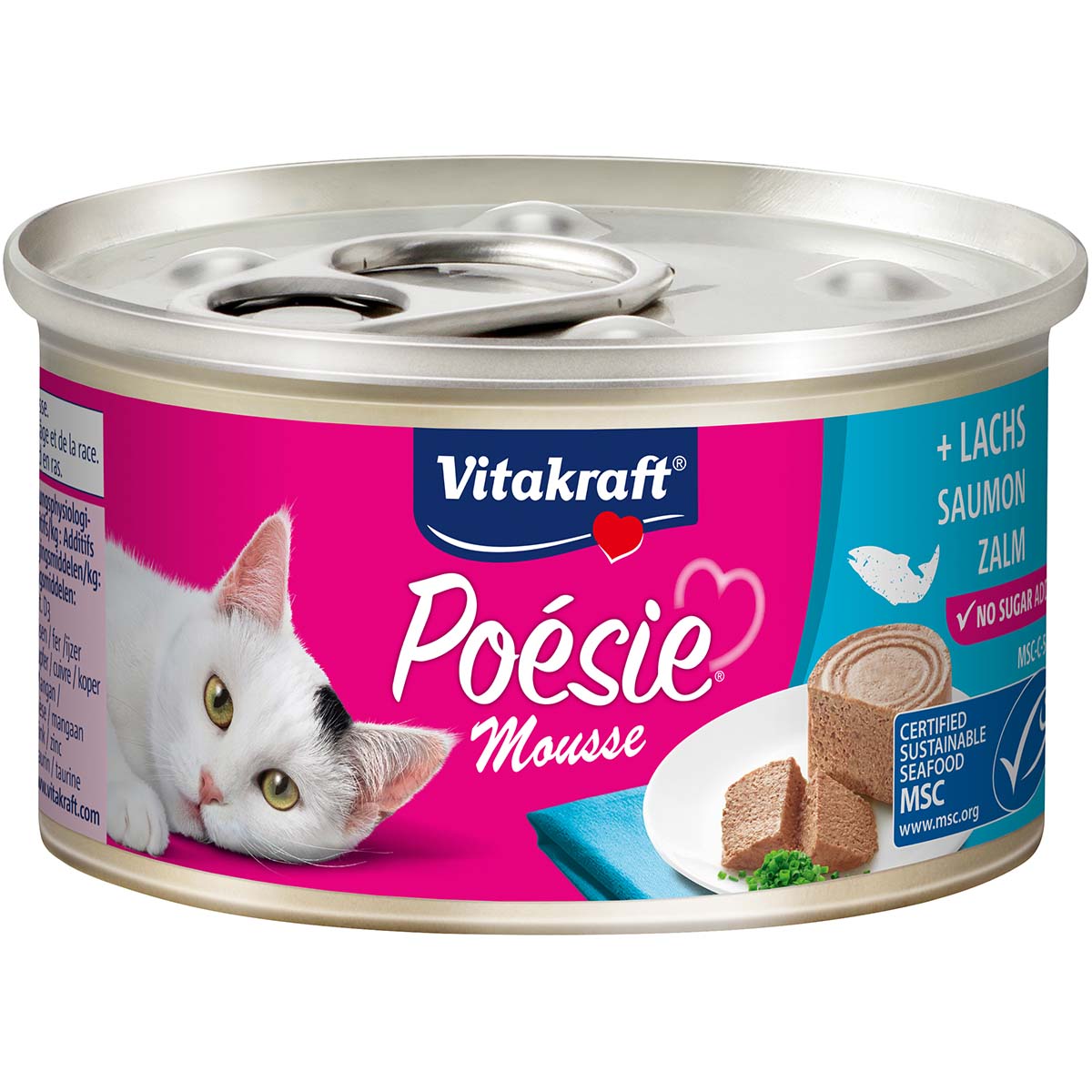 Vitakraft Katzenfutter Poésie Mousse Lachs 12x85g