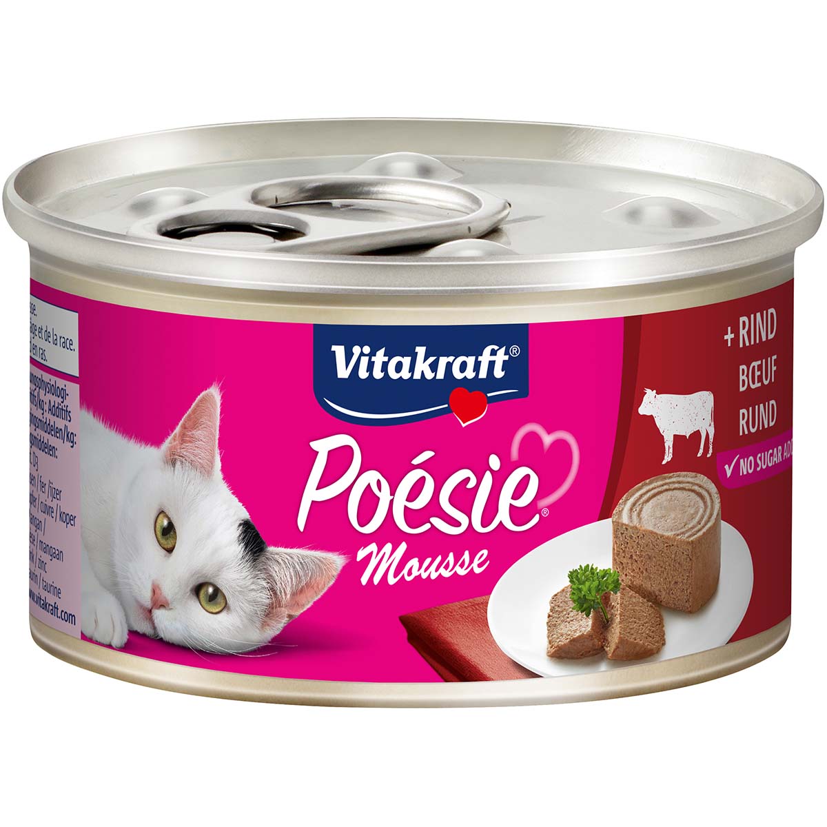 Vitakraft Katzenfutter Poésie Mousse Rind 12x85g