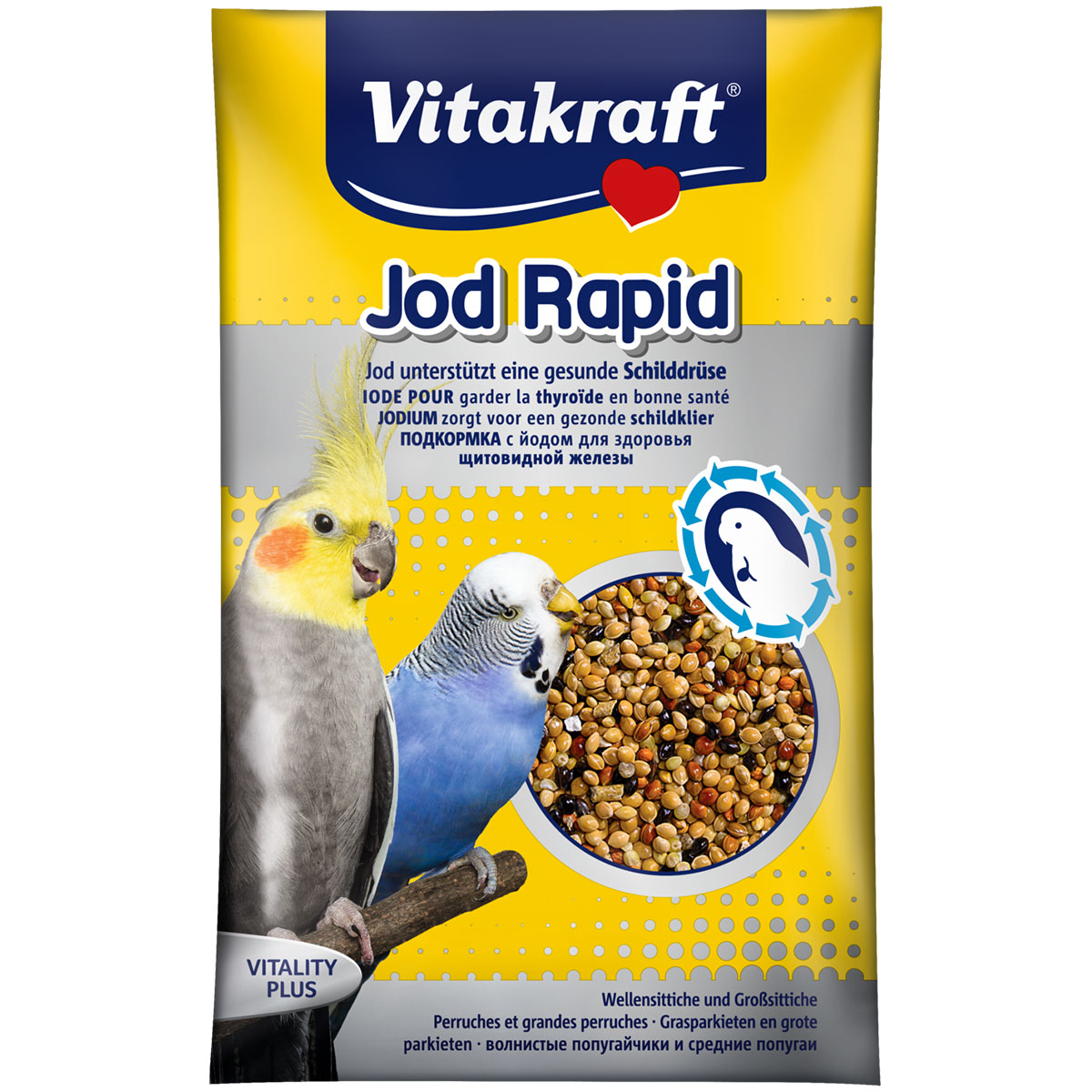 Vitakraft krmivo pro malé papoušky Jod Rapid 20 g