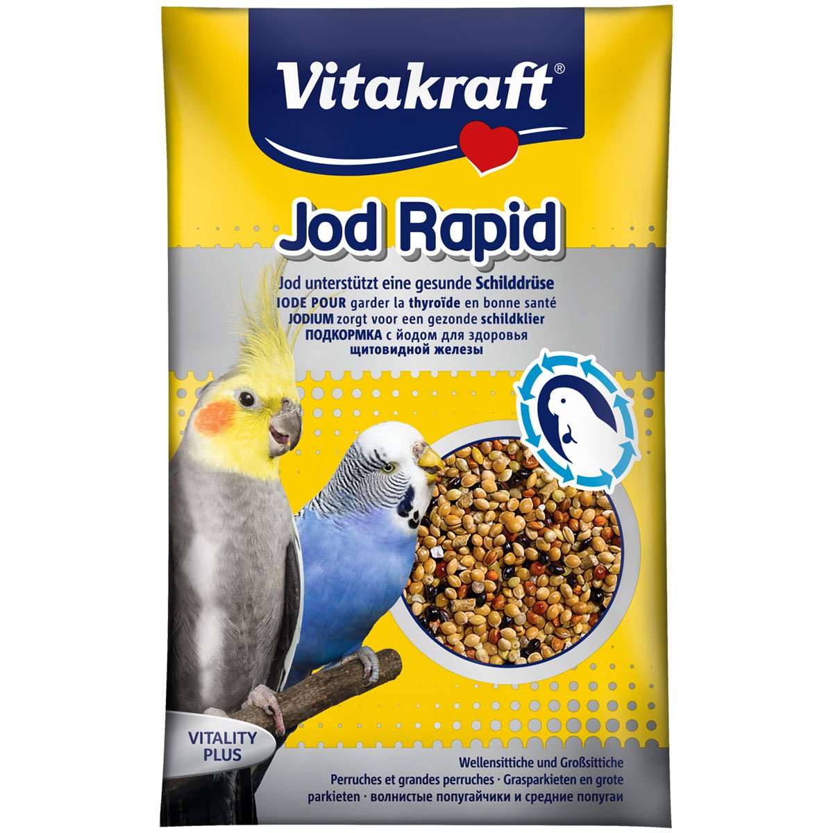 Levně Vitakraft krmivo pro malé papoušky Jod Rapid 20 g